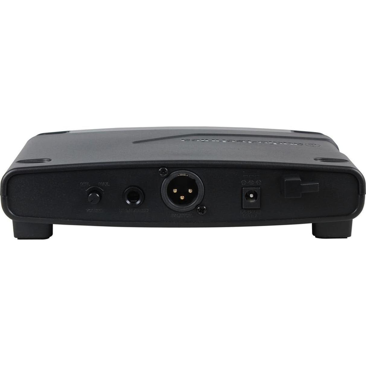 Sistema de micrófono inalámbrico Audio-Technica ATW-1101/H con micrófono de cabeza