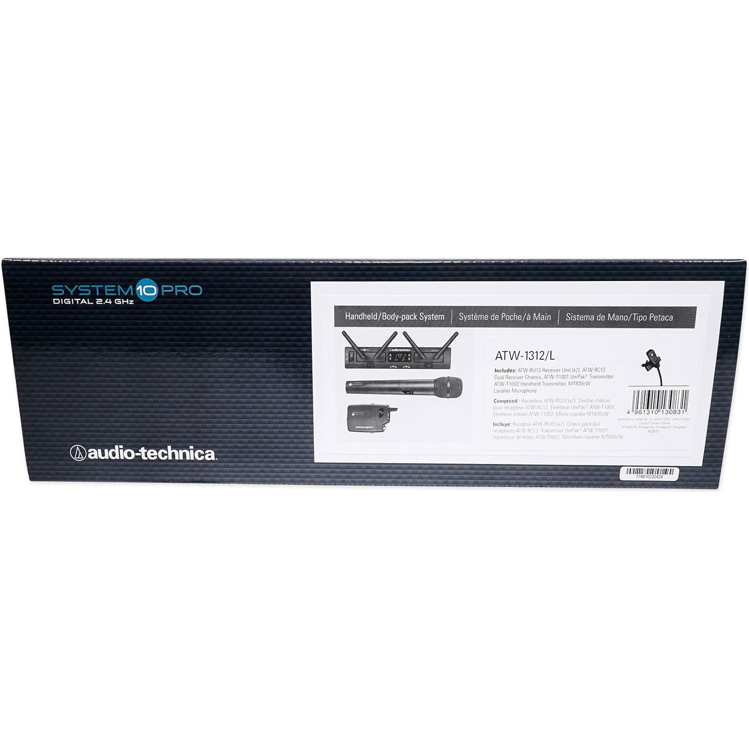 Micrófonos Inalámbricos Audio Technica ATW-1312/L 10 Canales