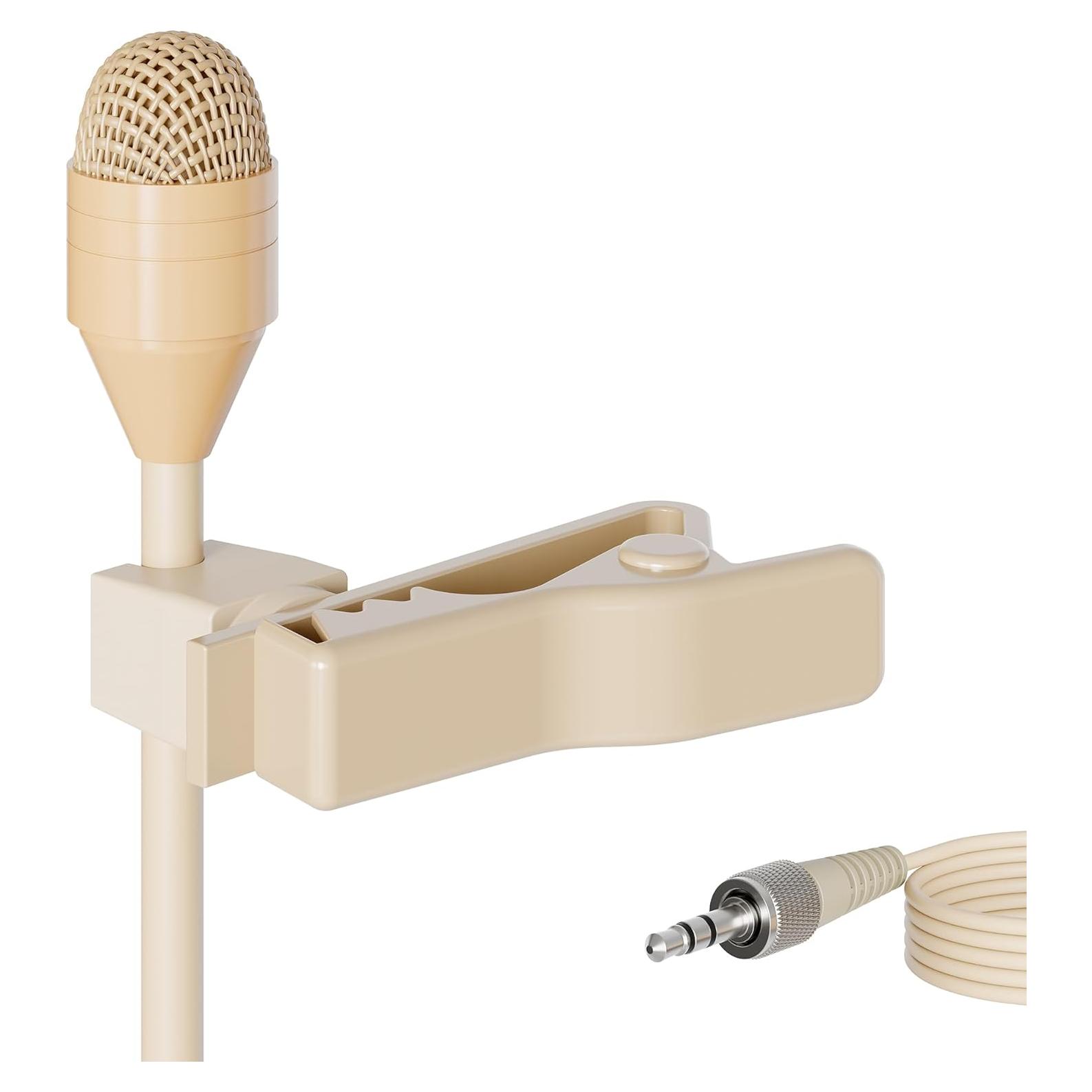 Micrófono de Solapa Condensador JK Pro Beige MIC-J 050