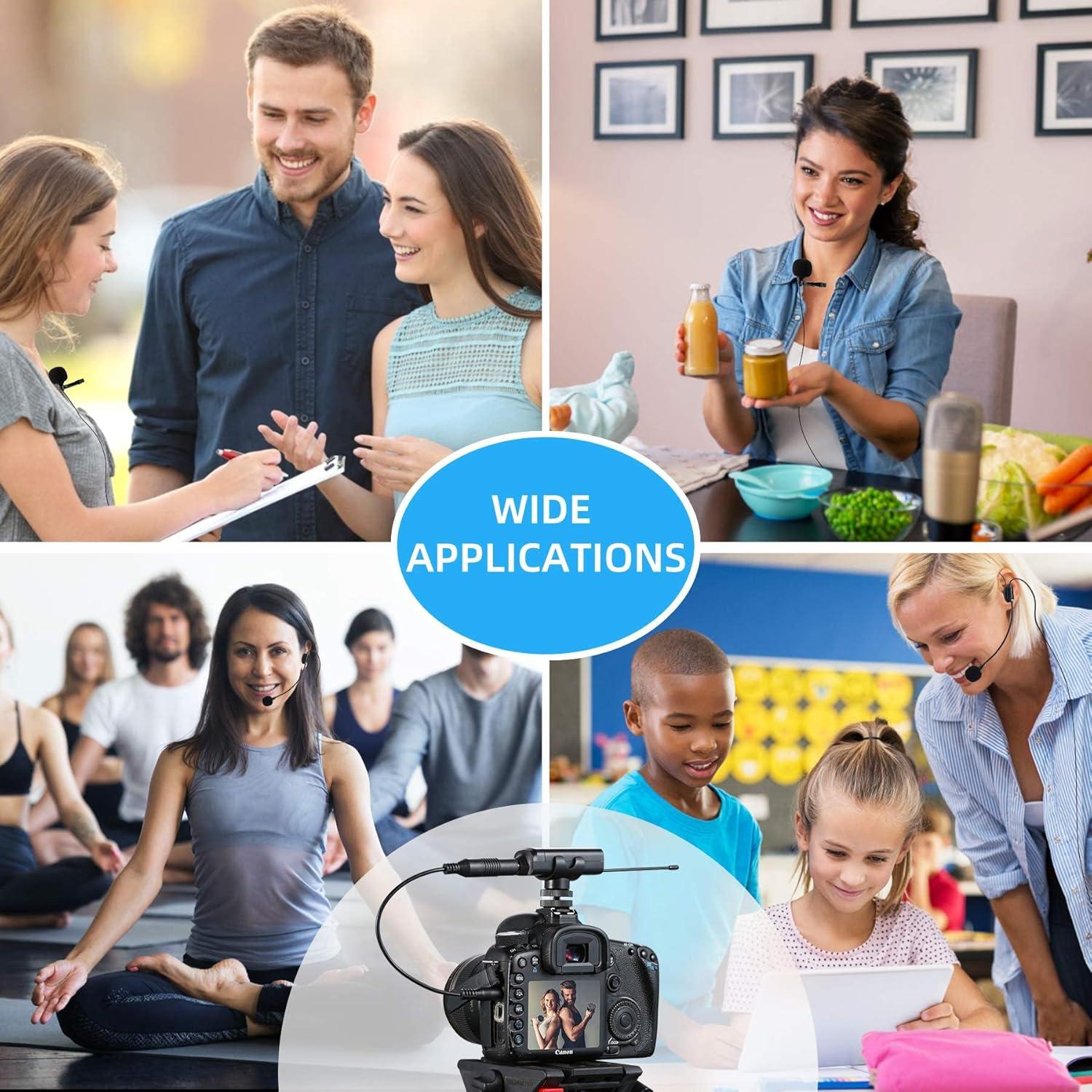 Micrófono de Solapa Hotec H-U05/H-U25 3.5mm Unidireccional