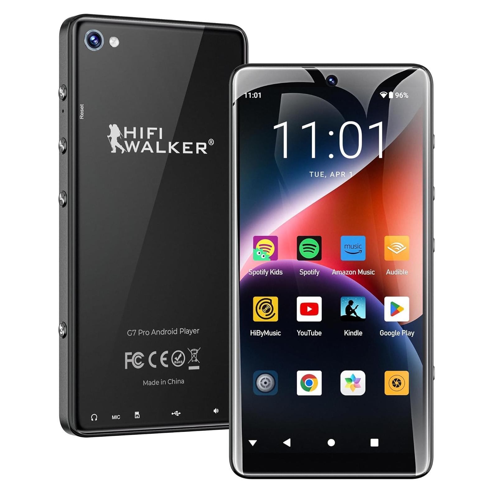 Reproductor MP3 HIFI WALKER G7 Pro 32GB Android 13 Bluetooth