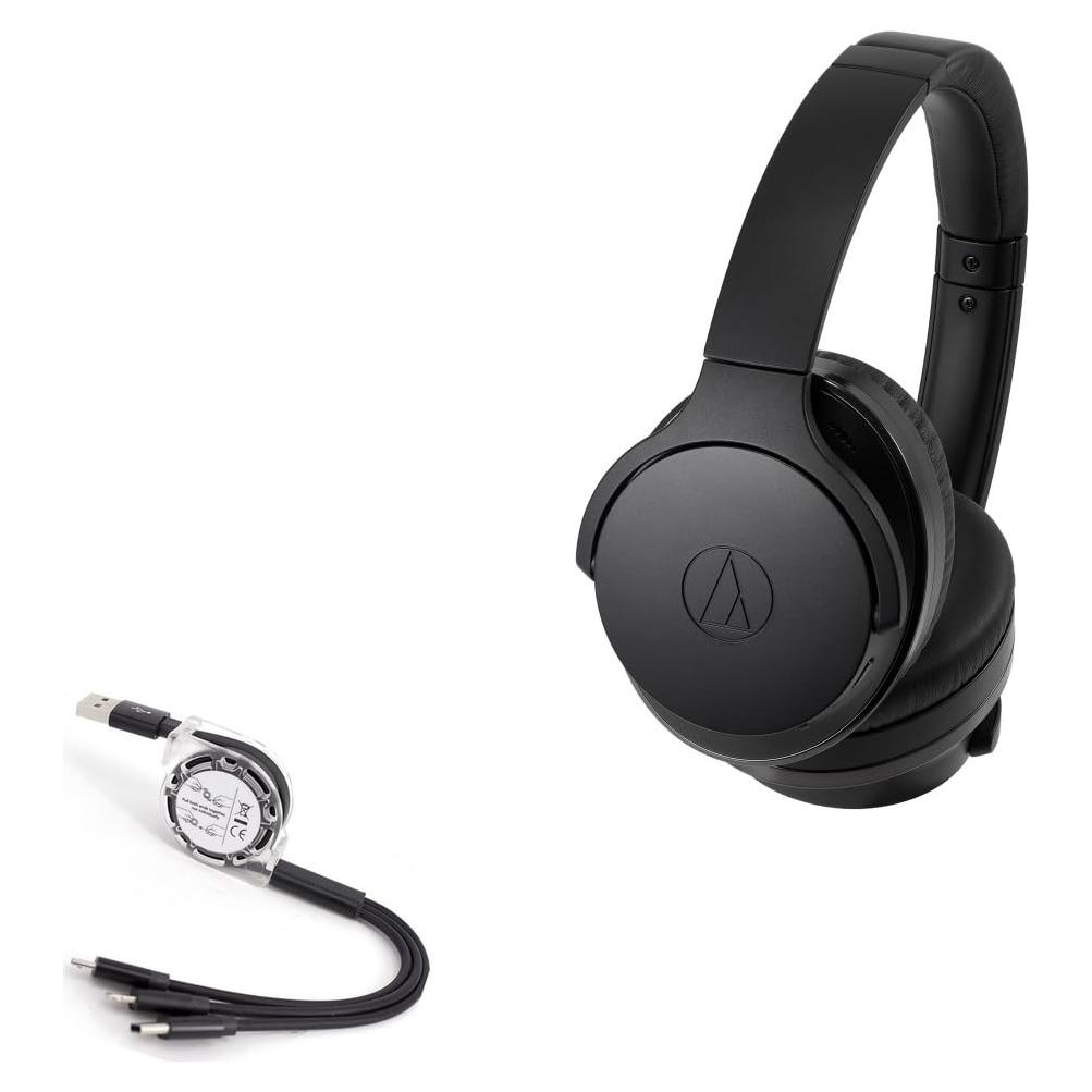 Cable Retráctil BoxWave para Audio-Technica ATH-ANC900BT - USB