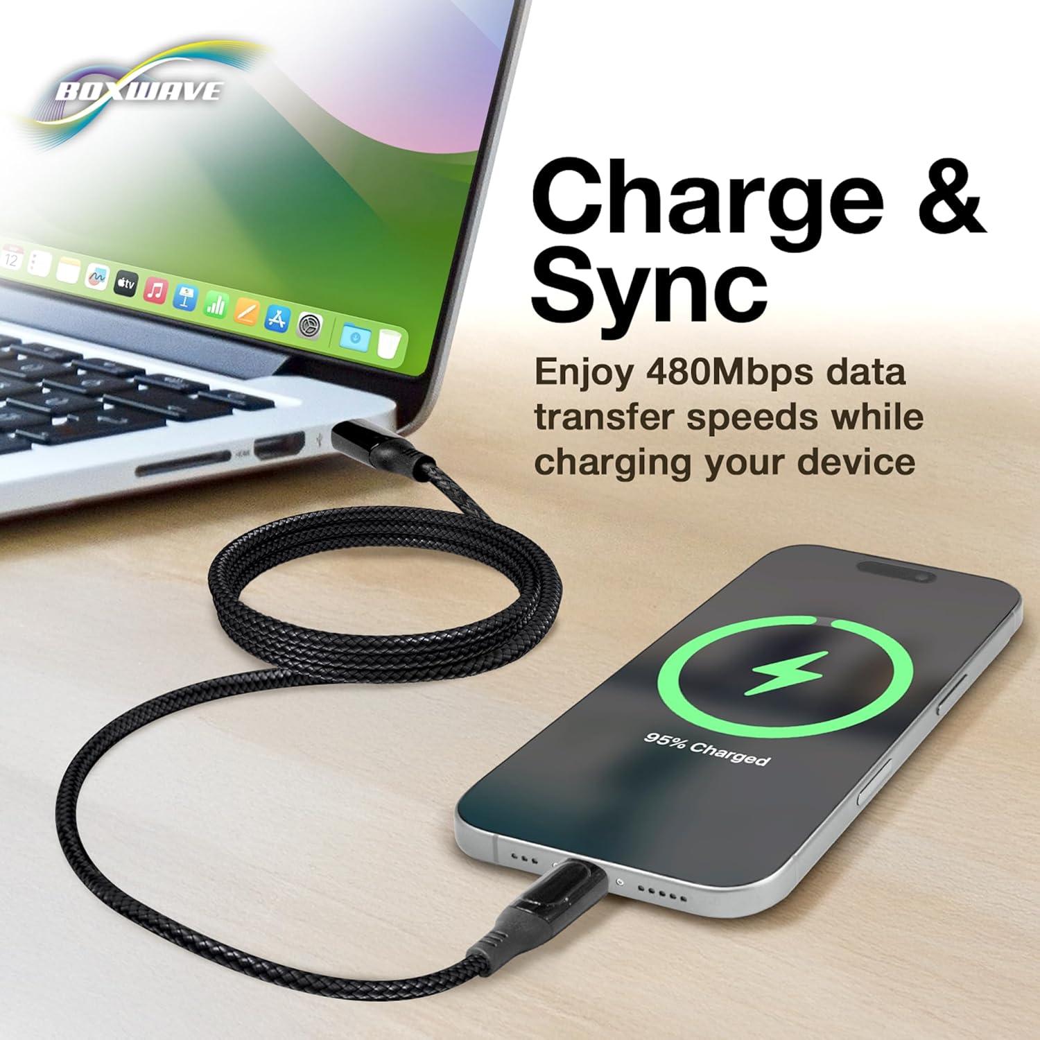 Cable PowerDisplay PD BoxWave 1.83m USB-C a USB-C 100W