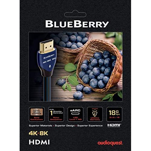 Cable HDMI AudioQuest HDM18BLUE300 3m 18Gbps 4K-8K Negro