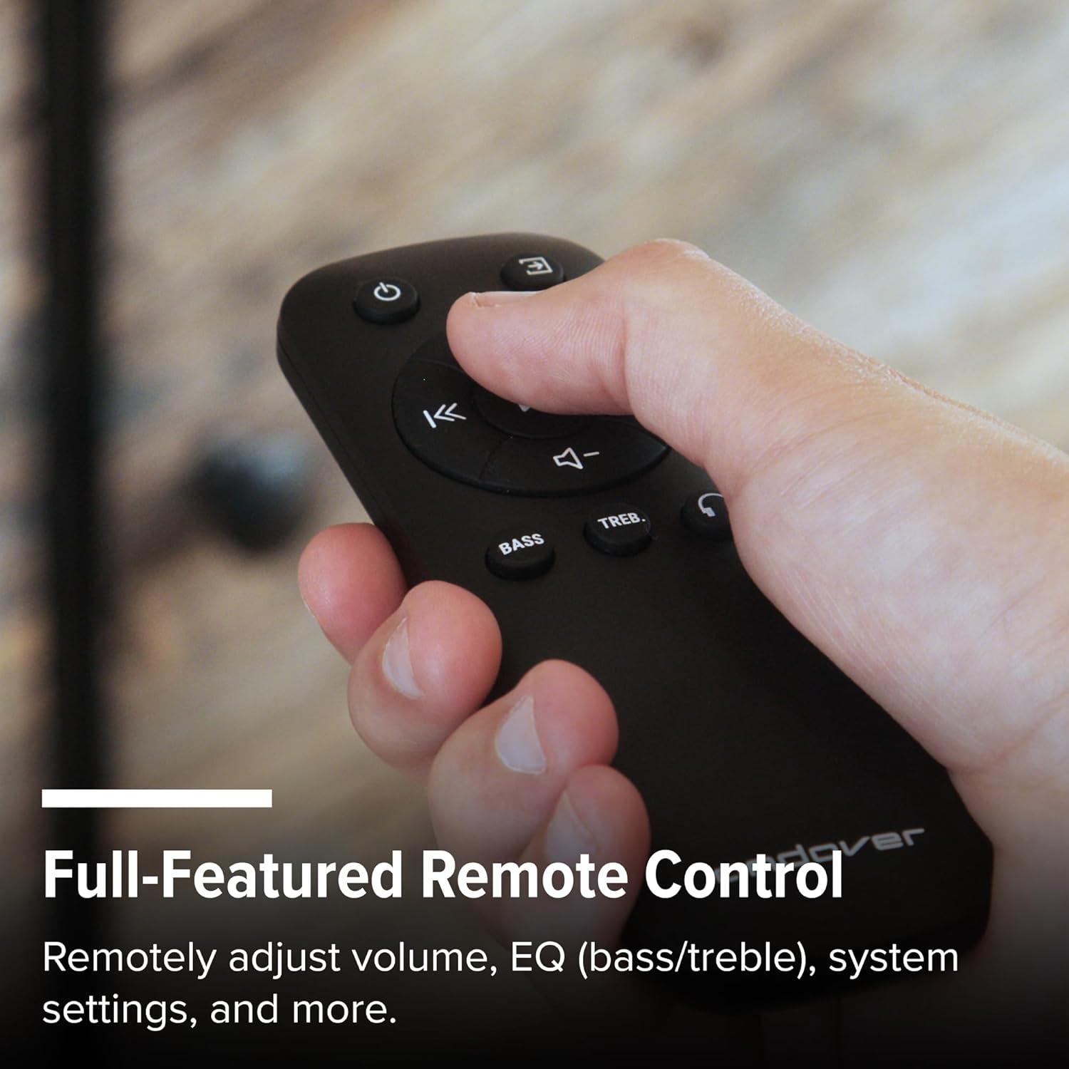 Altavoces Andover Audio SpinBase 2 con Bluetooth y Phono - Negro