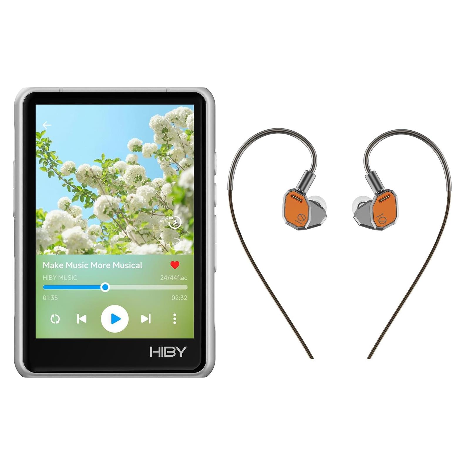 Reproductor de Música HiBy R3 PROII + Auriculares Yacht10 IEM