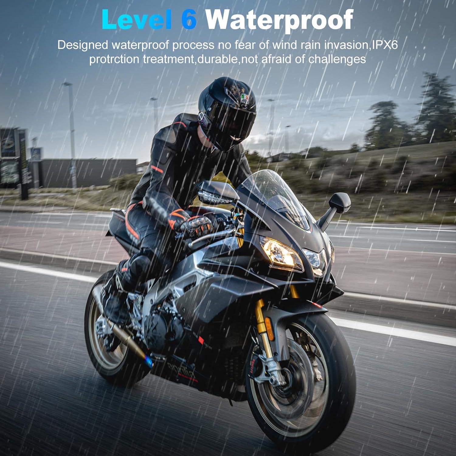 Auriculares Bluetooth BTQILEYOO LX5 con Intercomunicador 2 Pack