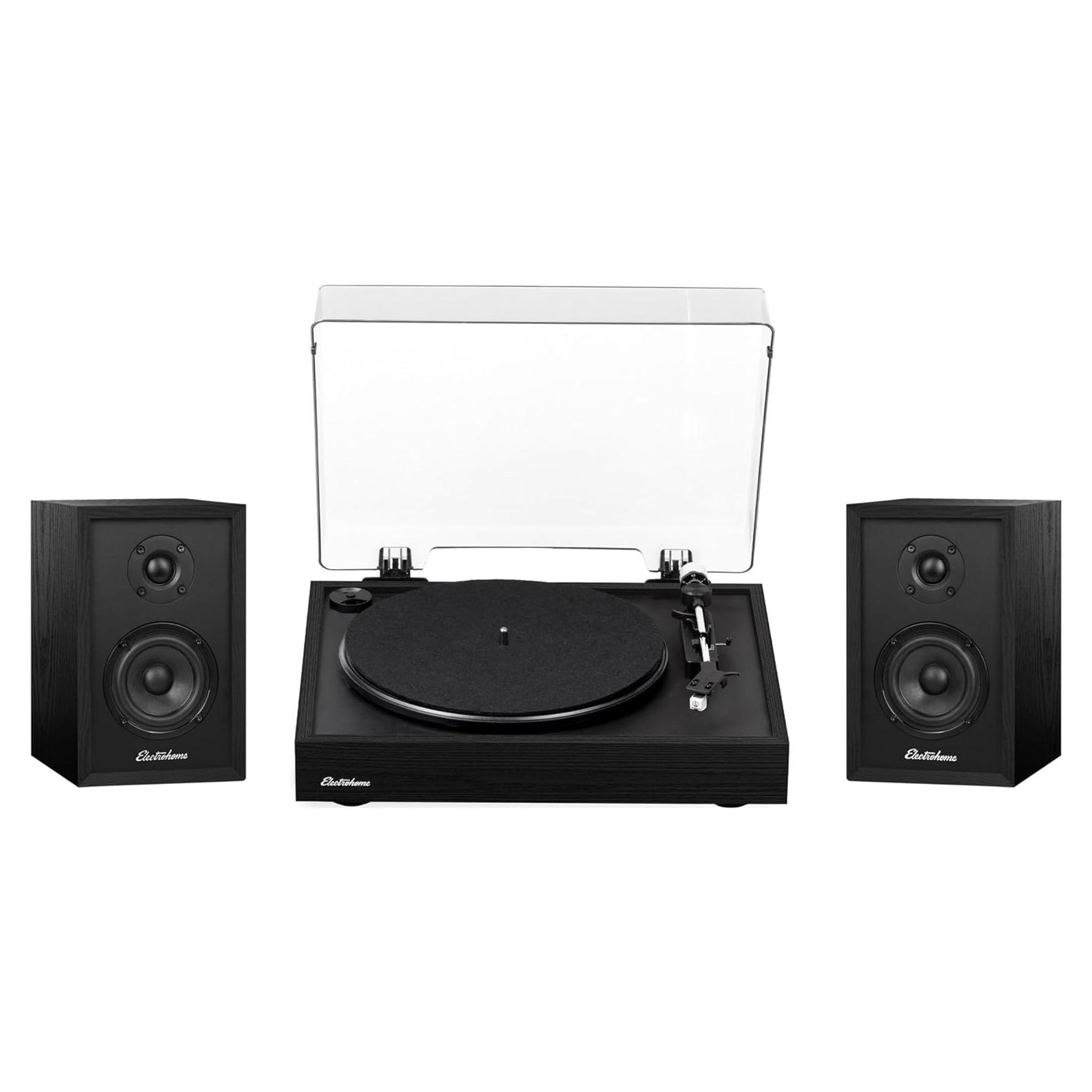 Reproductor de Vinilo Electrohome Montrose con Altavoces Bluetooth