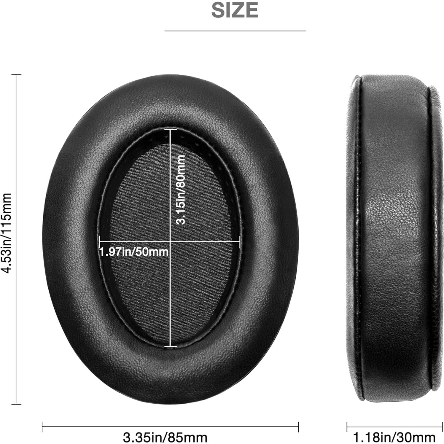 Almohadillas de oído Voarmaks de piel de cordero para auriculares