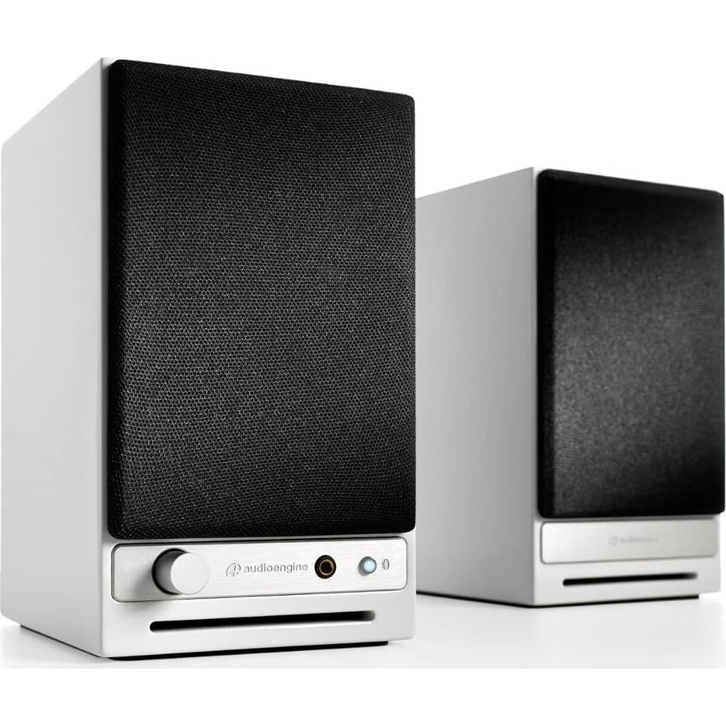 Altavoces de Estantería Audioengine A2-HD Blancos con Soportes DS1