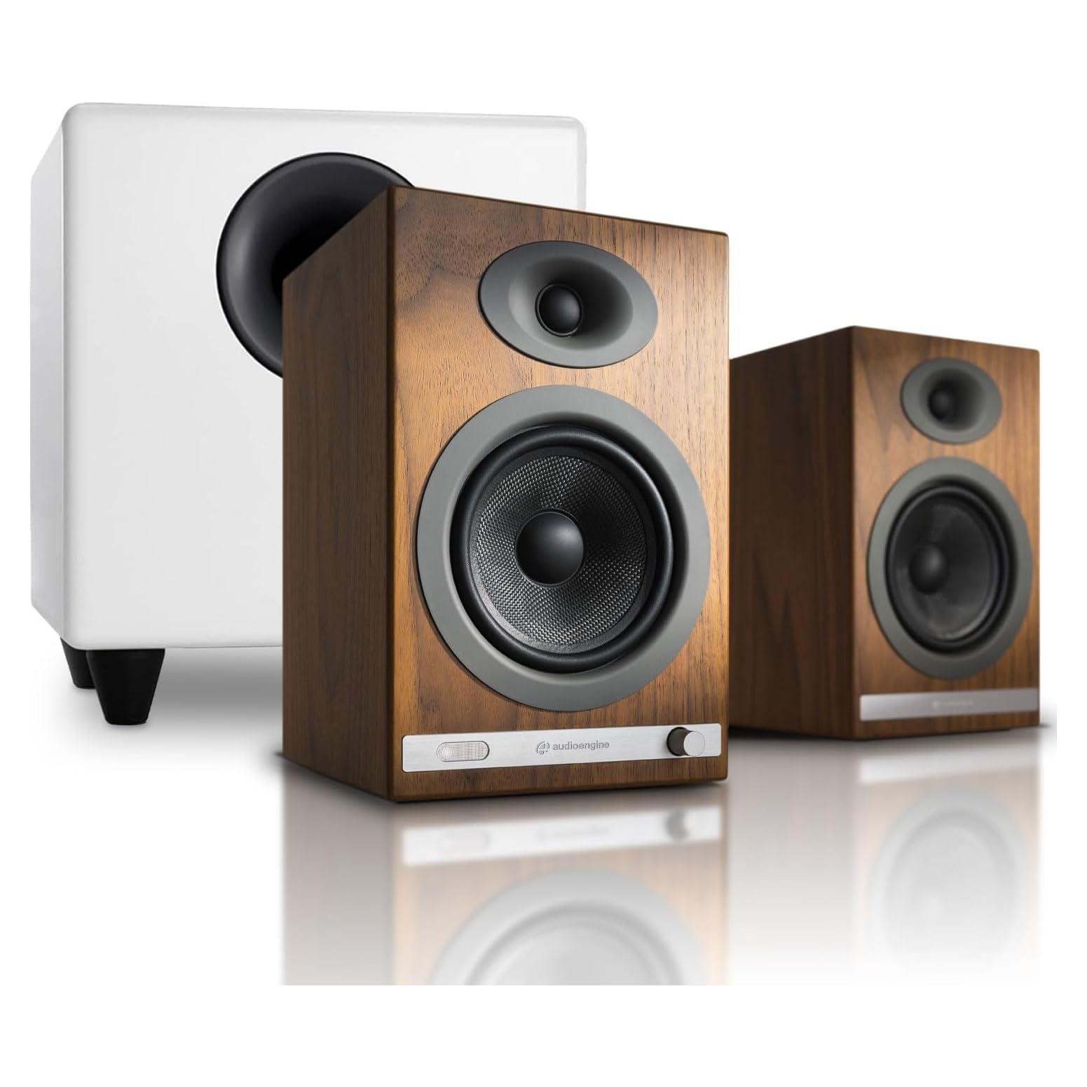 Altavoces de Estantería Audioengine HD5 Nogal 150W 2.1 Bluetooth