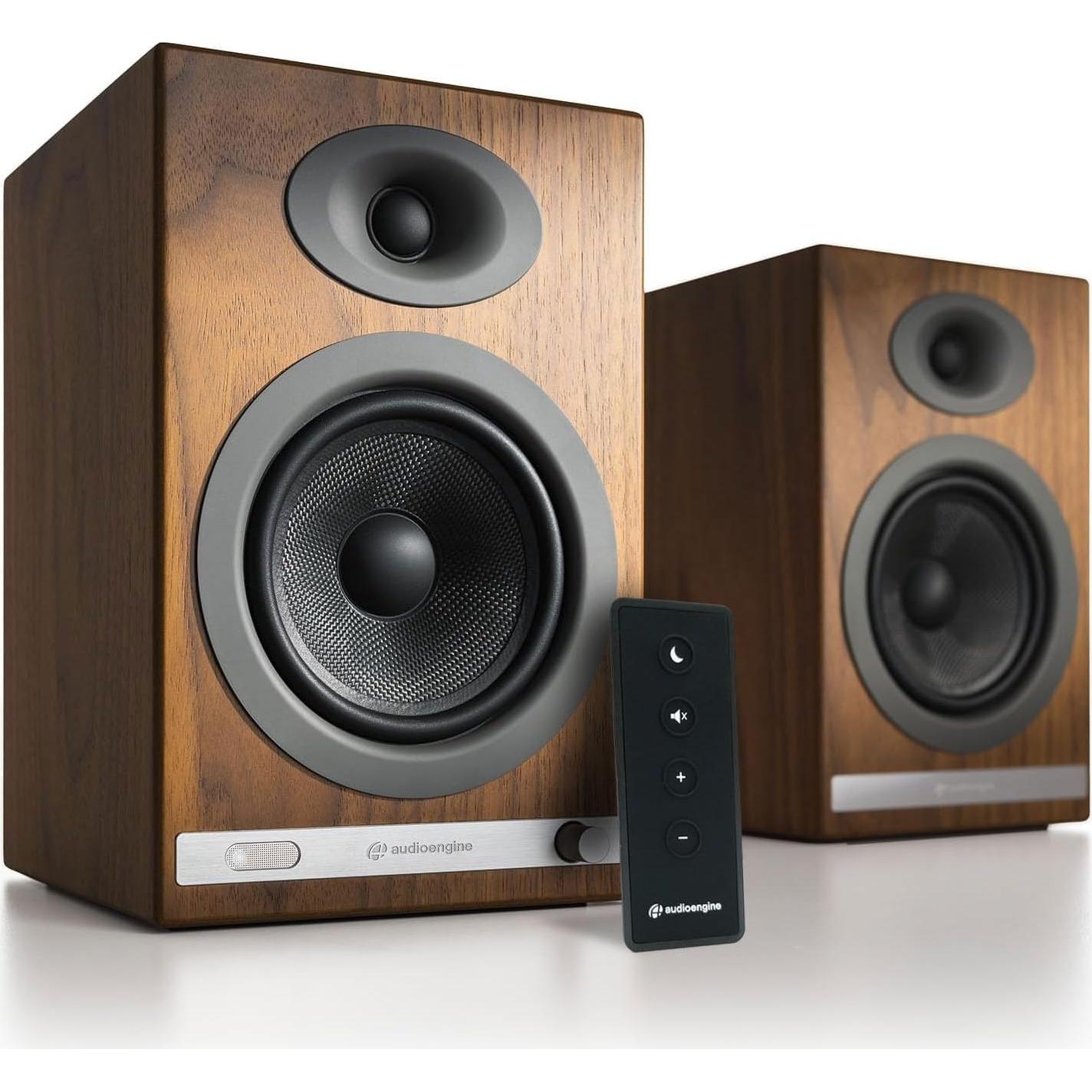 Altavoces de Estantería Audioengine HD5 Nogal 150W 2.1 Bluetooth