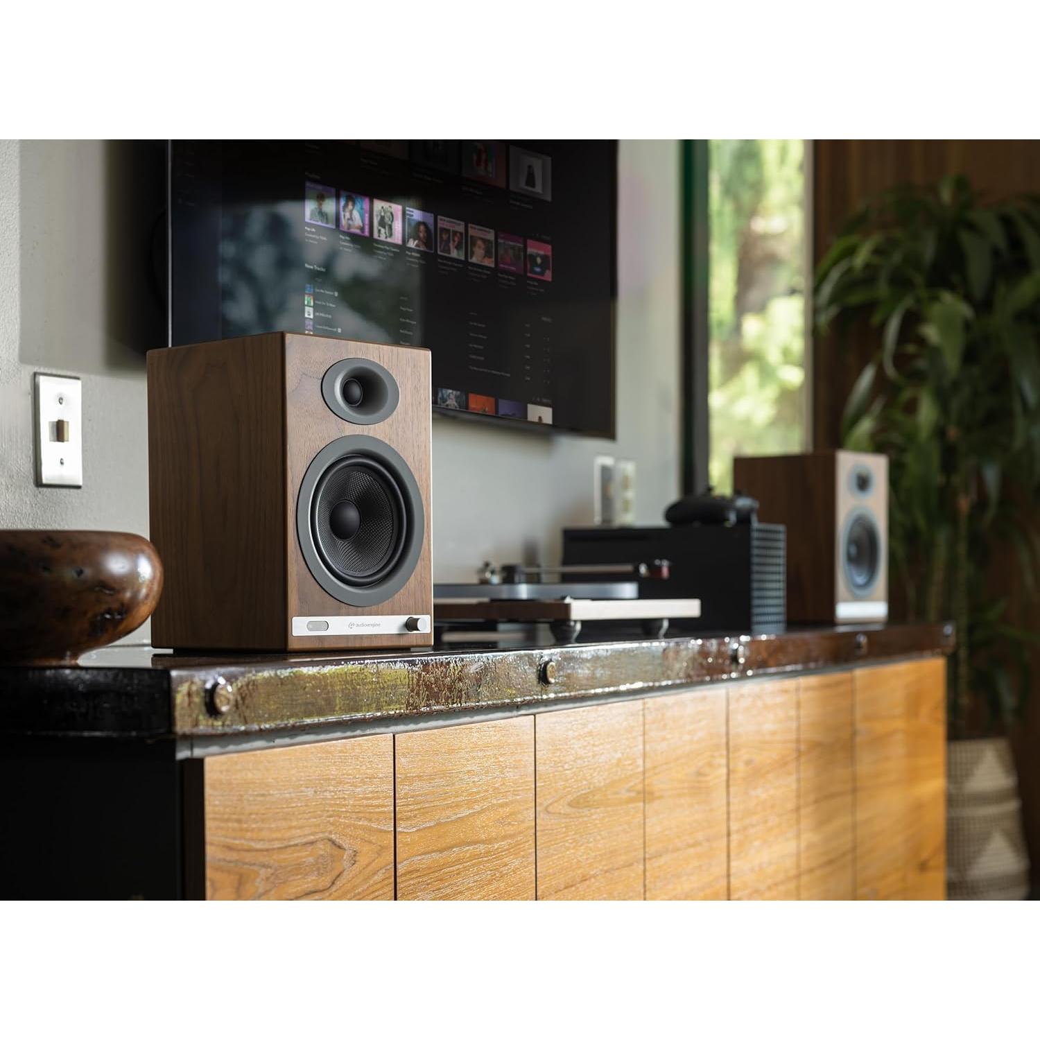 Altavoces de Estantería Audioengine HD5 Nogal 150W 2.1 Bluetooth