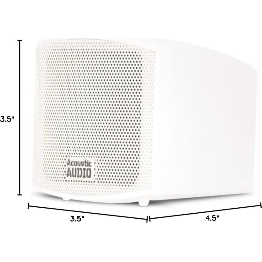 Altavoces Acústicos Goldwood AA321W Montables 400W Blancos