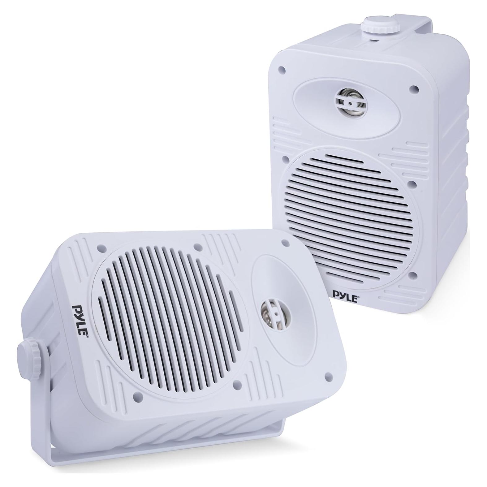 Altavoces Pyle 5.25" Impermeables 500W para Exterior - Blanco