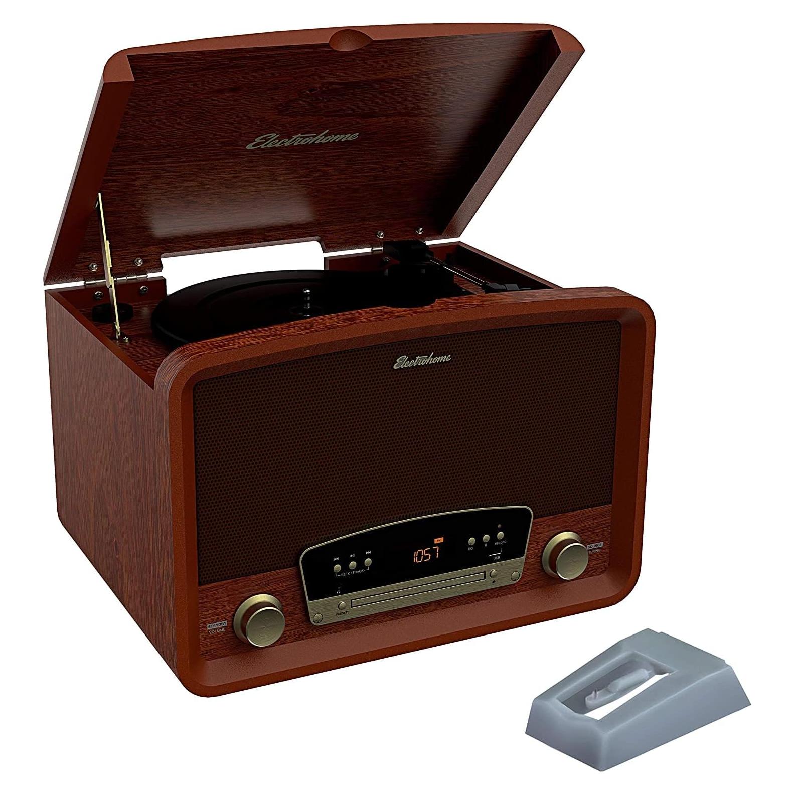 Sistema Estéreo 7-en-1 Electrohome RR75 Vintage Bluetooth