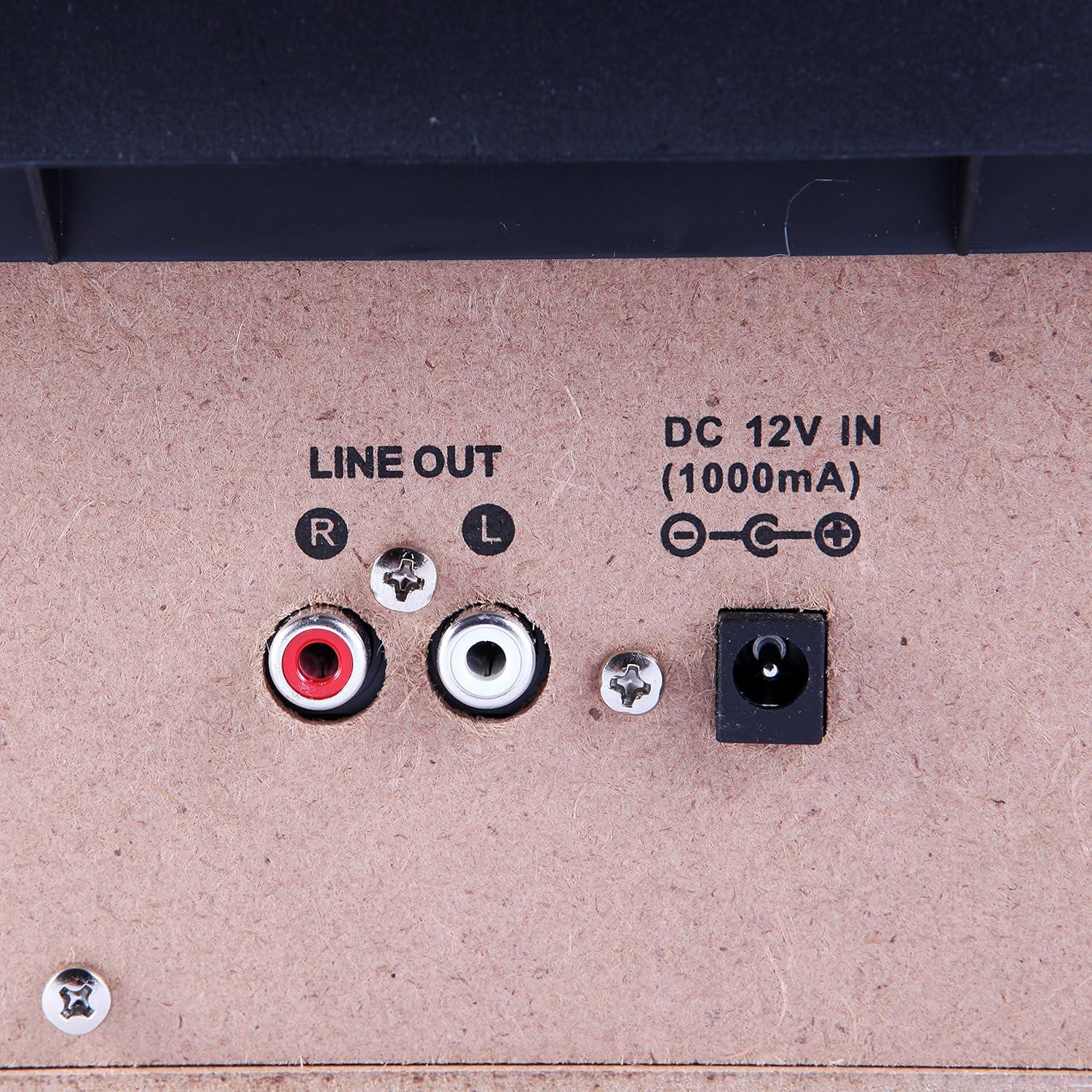 Tocadiscos TechPlay ODC35BT Rojo Bluetooth 3 Velocidades