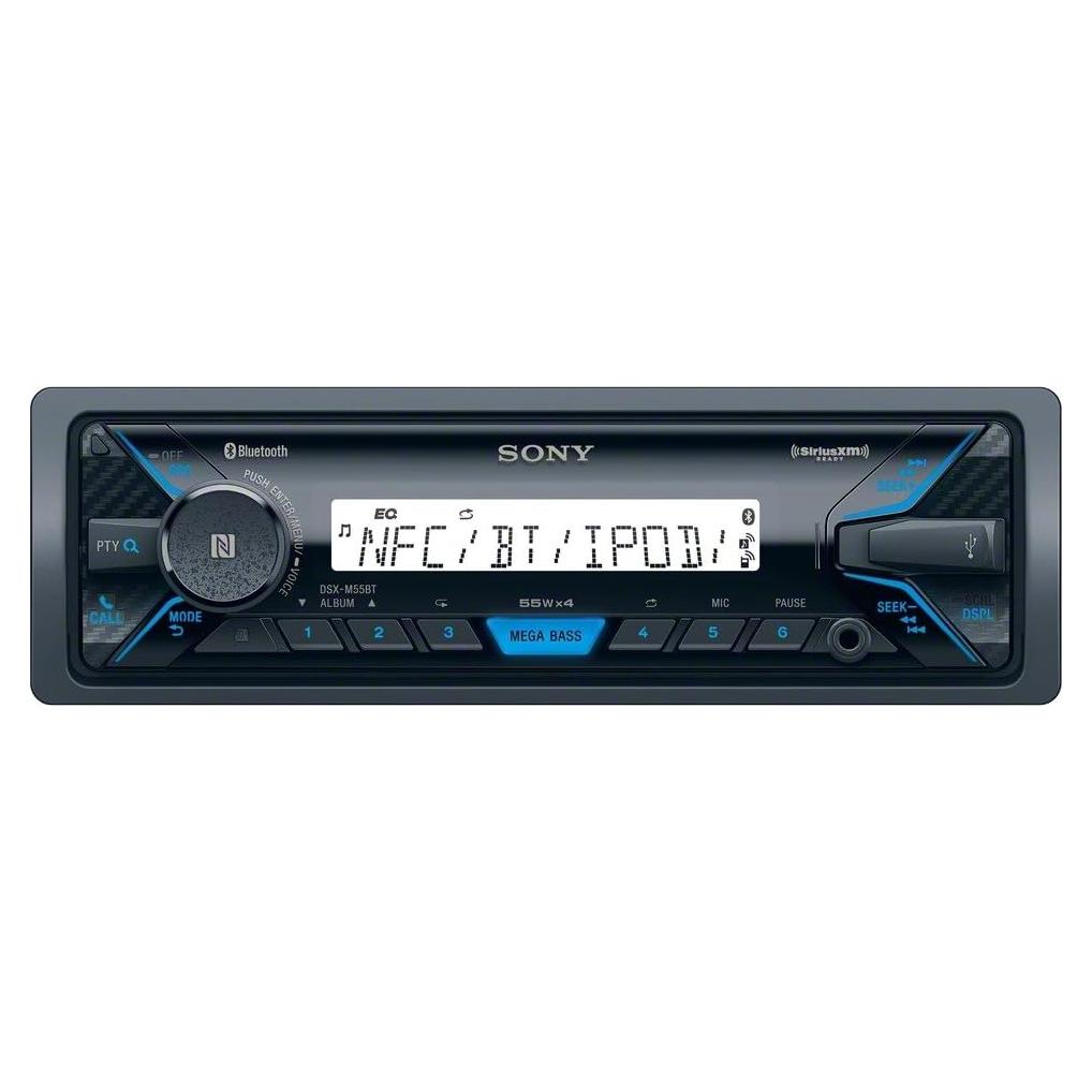 Receptor Estéreo Marino Sony DSXM55BT Bluetooth USB AUX