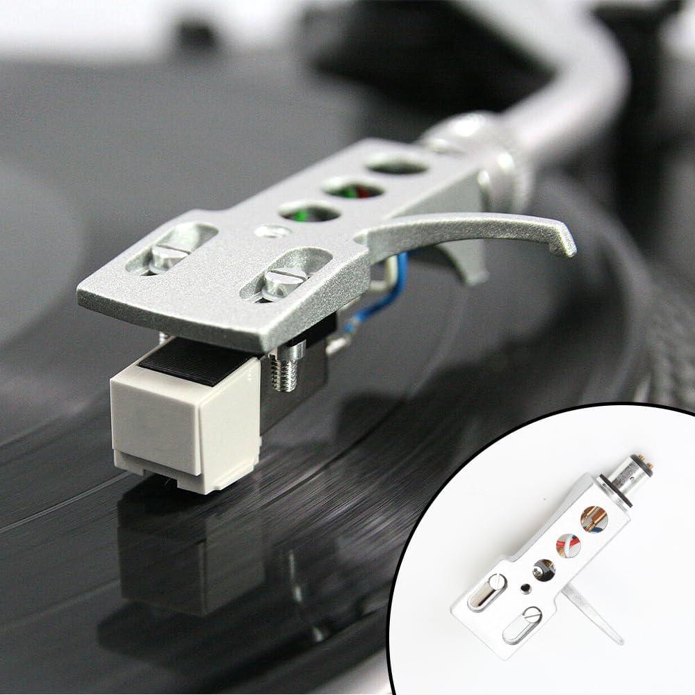 Soporte de Cabezal Plateado Stanton con Cartucho AT3600 y Estiló Conical