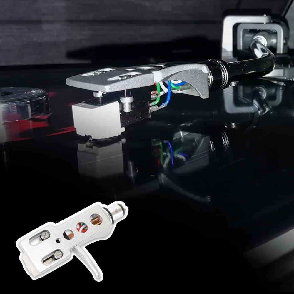 Soporte de Cabezal Plateado Stanton con Cartucho AT3600 y Estiló Conical