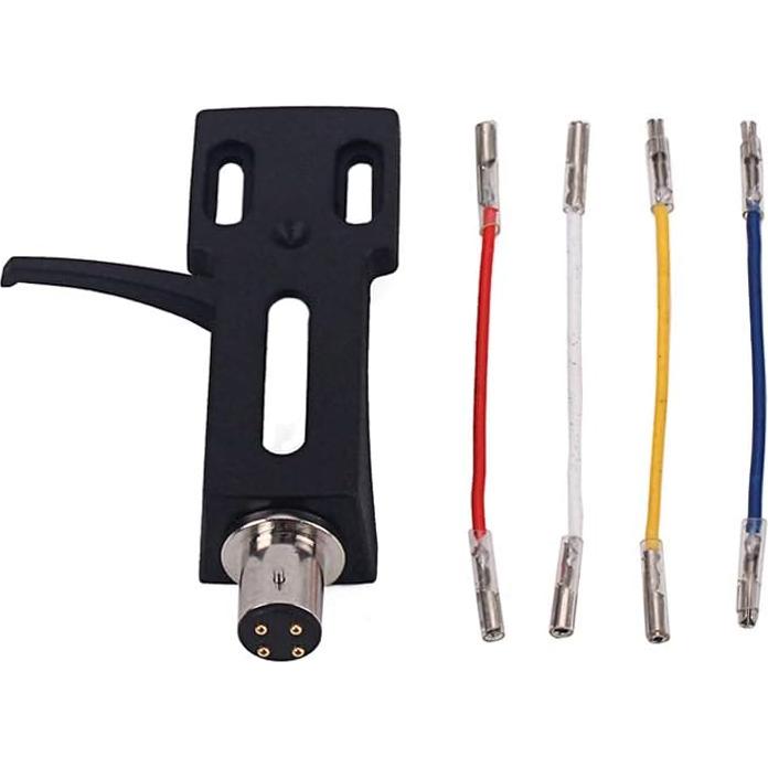 Soporte de Cabezal de Tocadiscos Alnicov Universal con 4 Cables