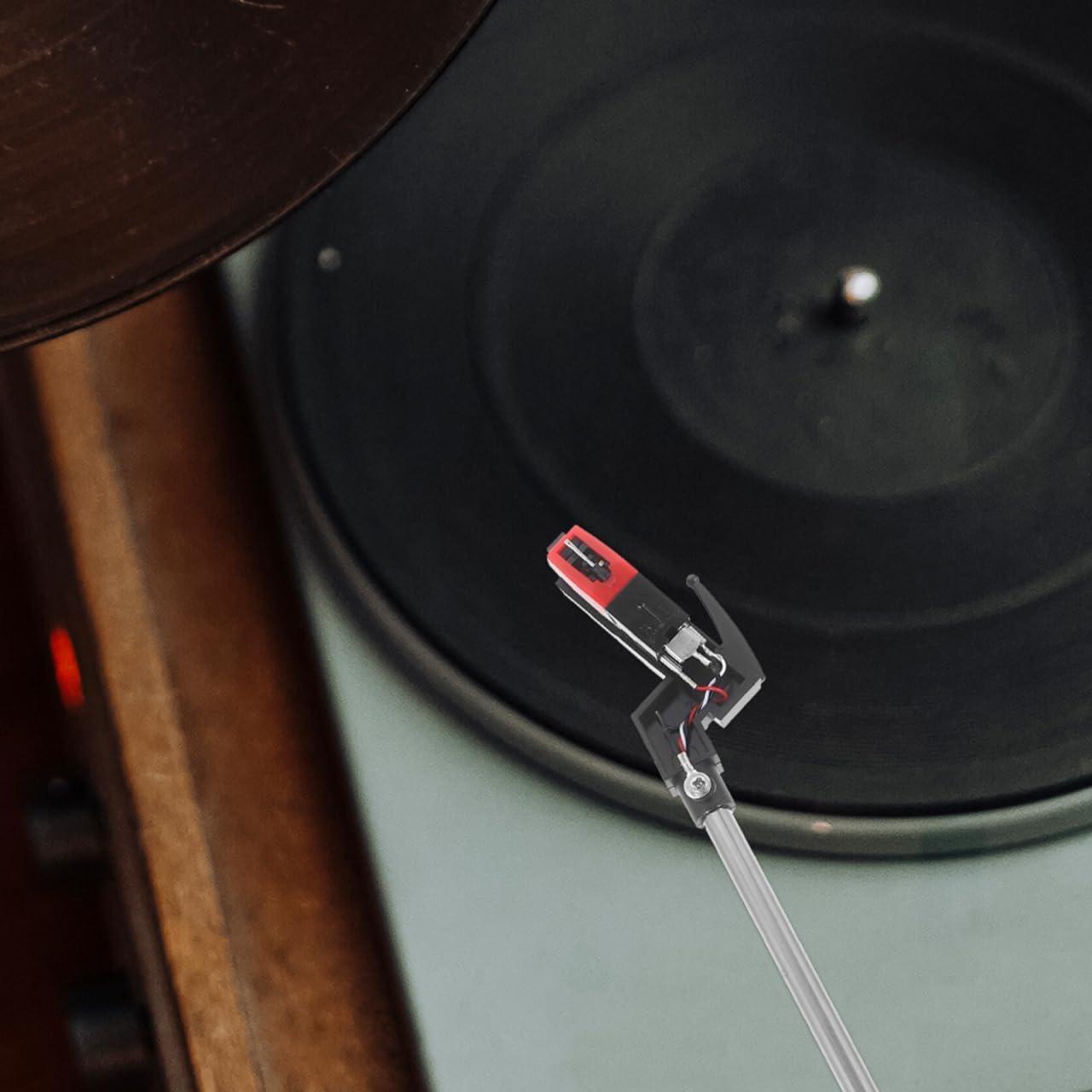 Conjunto de brazo de tono con aguja para tocadiscos vintage