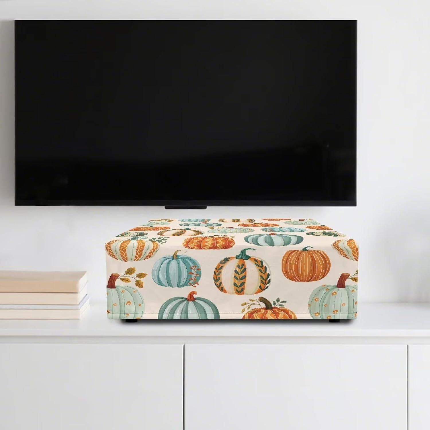 Cubierta de Polvo para Tocadiscos Uorisanigo Patrón Calabaza