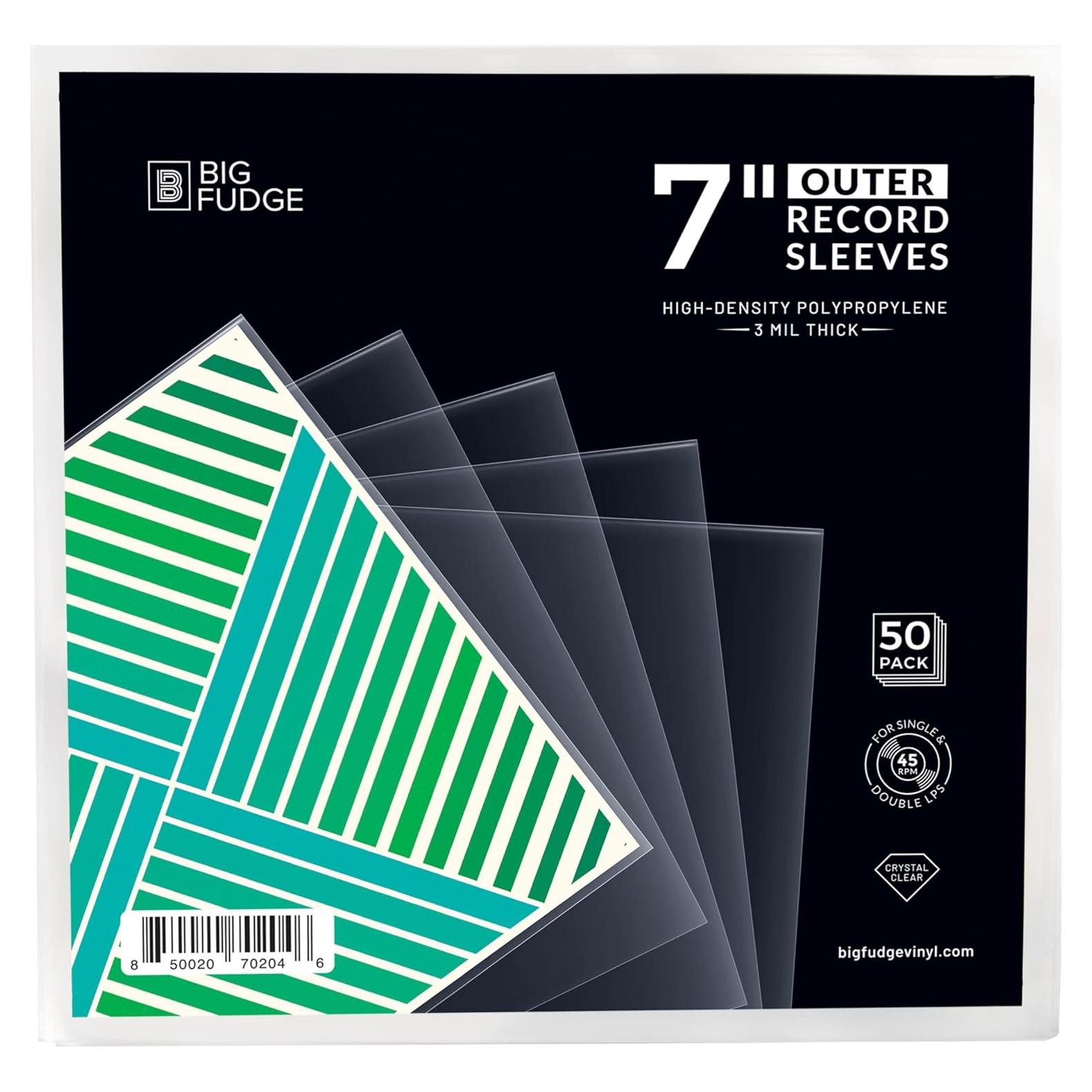 Fundas Exteriores para Discos de Vinilo Big Fudge 50 Unidades 18.84 cm