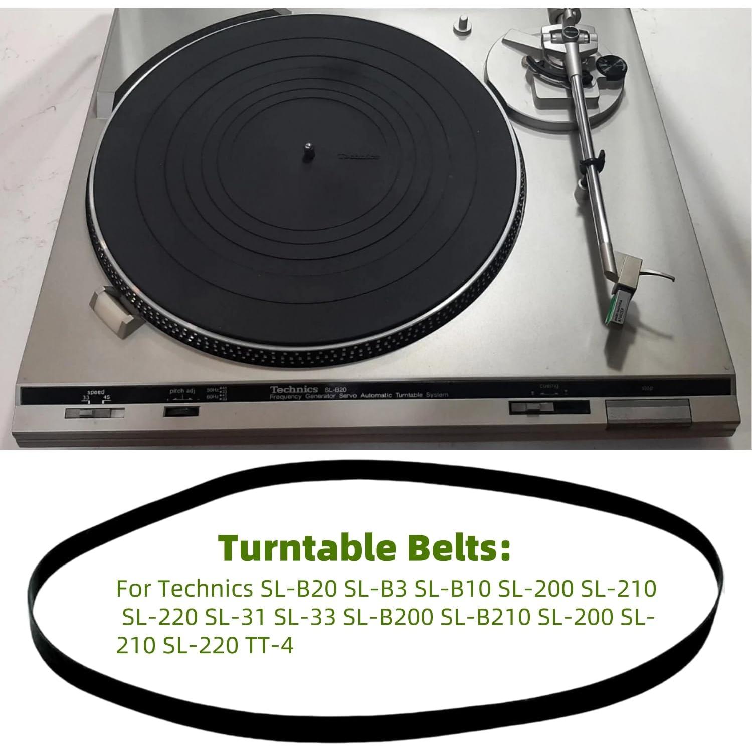 Cinturón de Reemplazo para Tocadiscos Sam&Johnny SL-B20 SL-B3 SL-B10