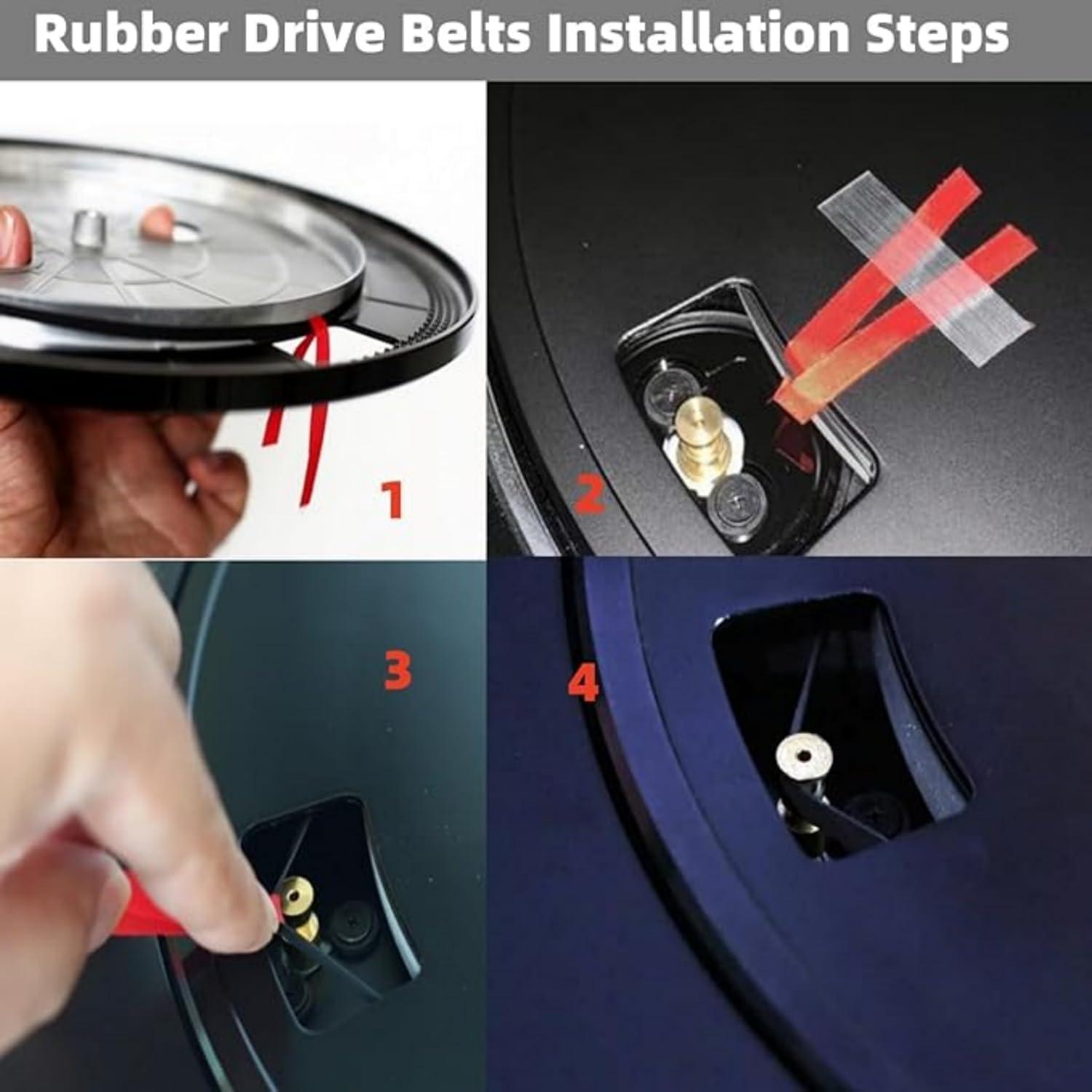 Correa de Reemplazo para Tocadiscos Sam&Johnny SL-B10 SL-B20 SL-B30 SL-B100 SL-B101 SL-B205