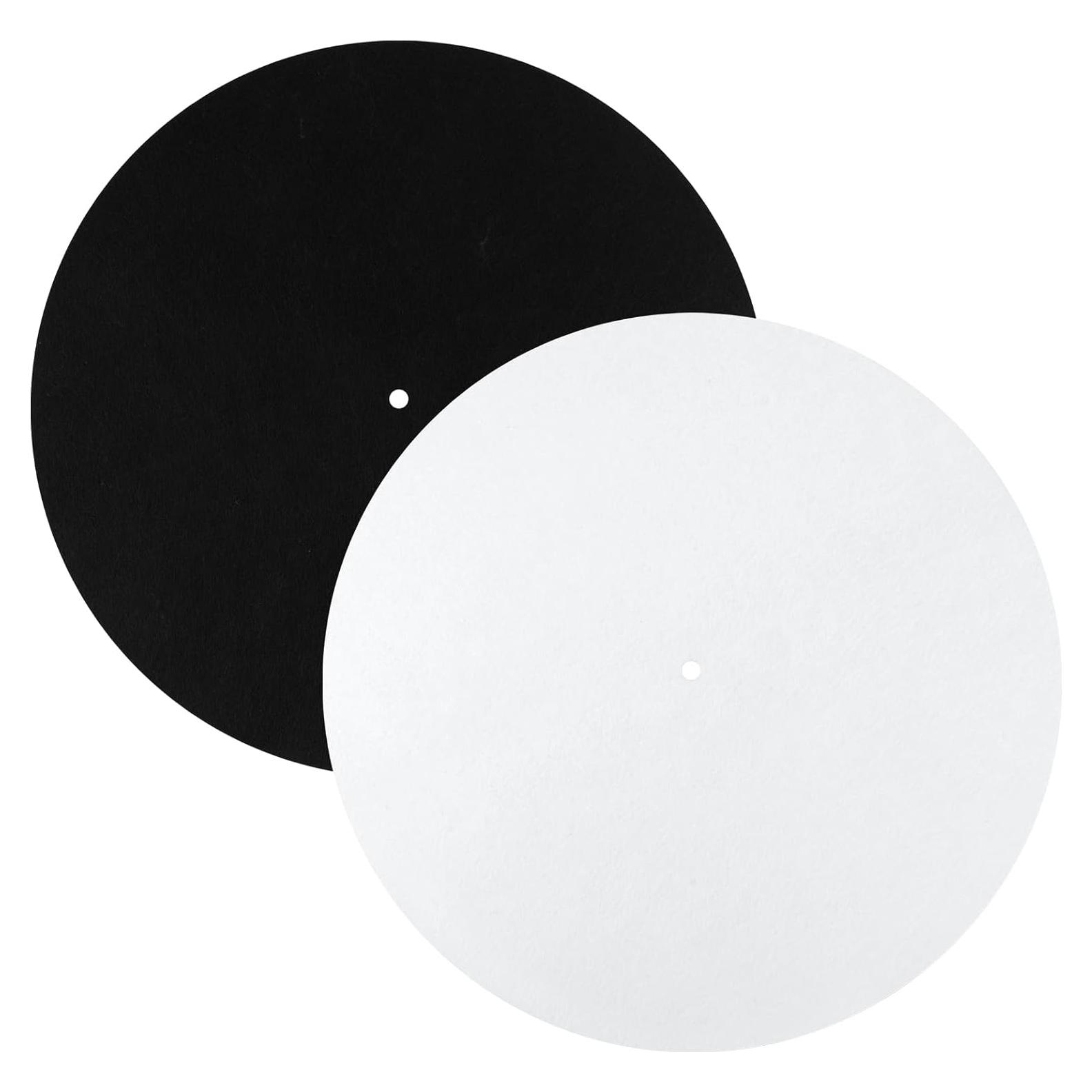 2 Almohadillas de Fieltro Antideslizantes 30x30cm para Tocadiscos