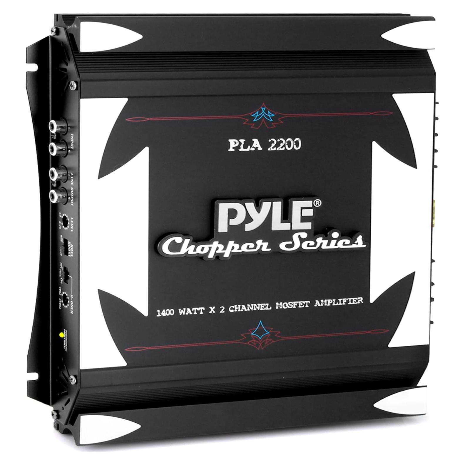 Amplificador Estéreo para Auto Pyle PLA2200 1400W 2 Canales