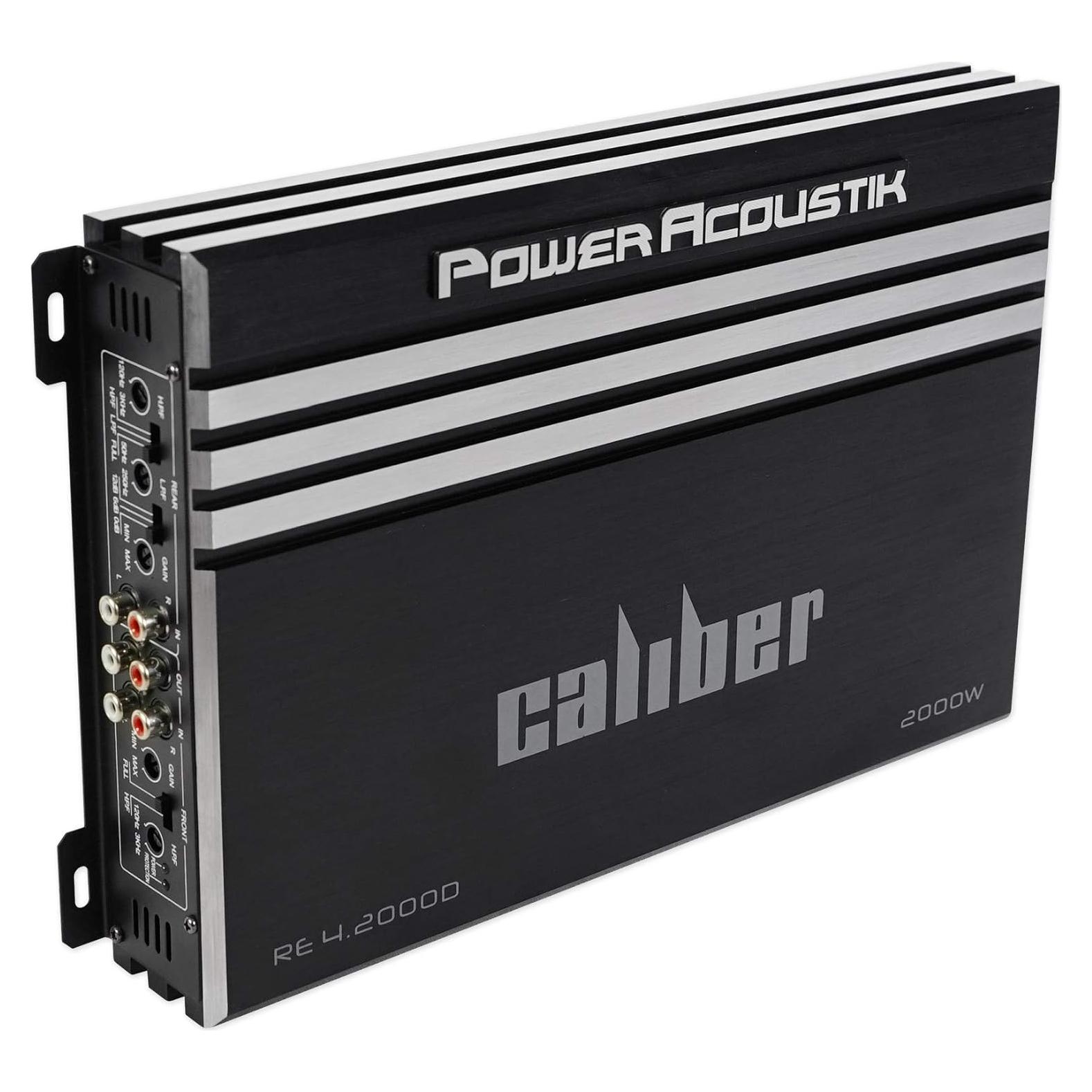 Amplificador de Estéreo para Automóvil Power Acoustik RE4-2000D 2000W 4 Canales
