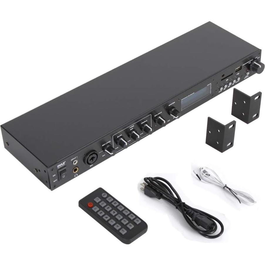 Preamplificador Rack Pyle PPRE70BT Bluetooth 2.1 FM USB SD