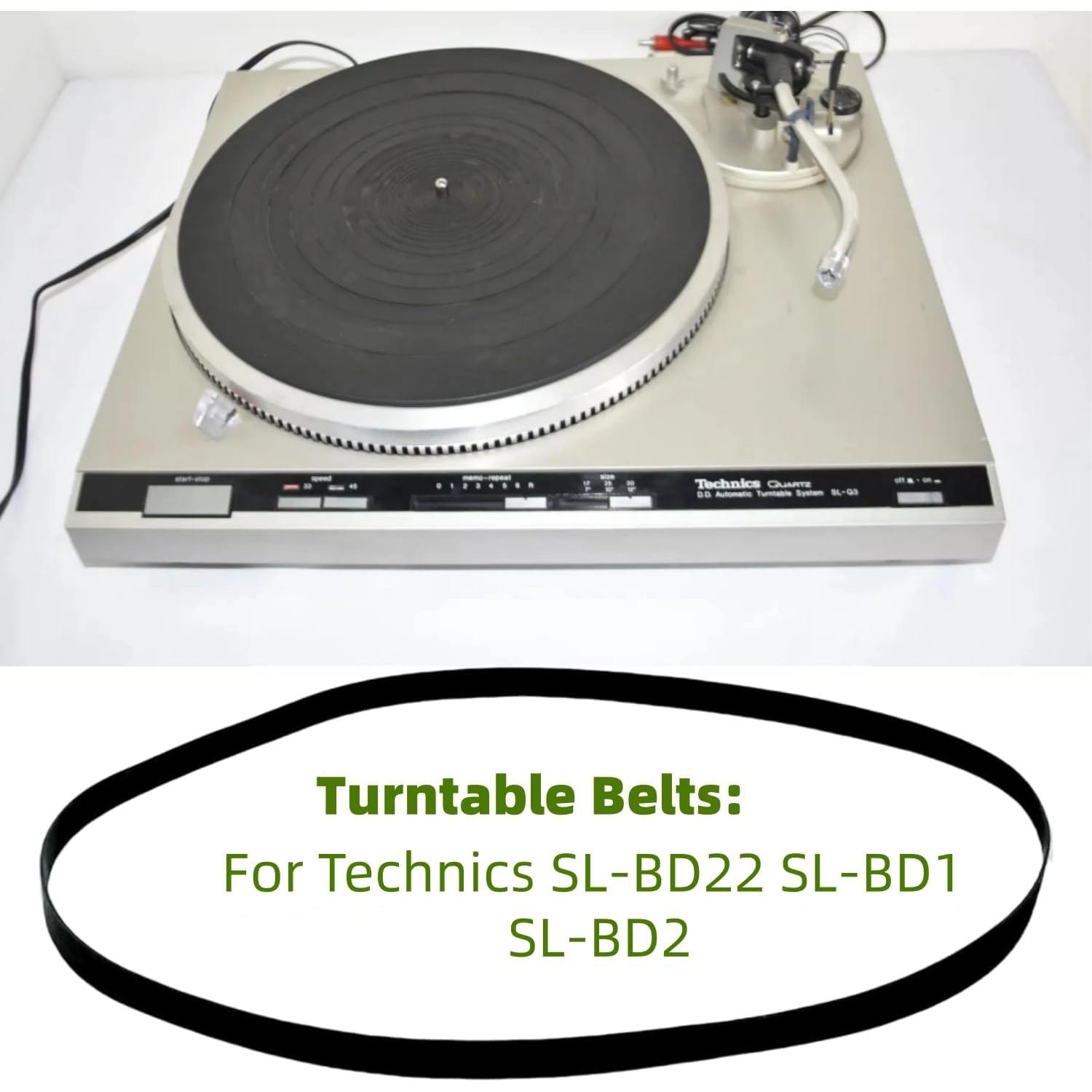 Correa de Reemplazo para Tocadiscos Technics SL-BD22 SL-BD1 SL-BD2 Sam&Johnny