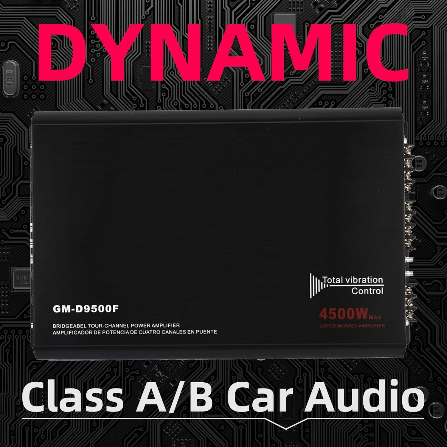 Amplificador de Potencia YaeCCC 4 Canales 4500W Clase A/B