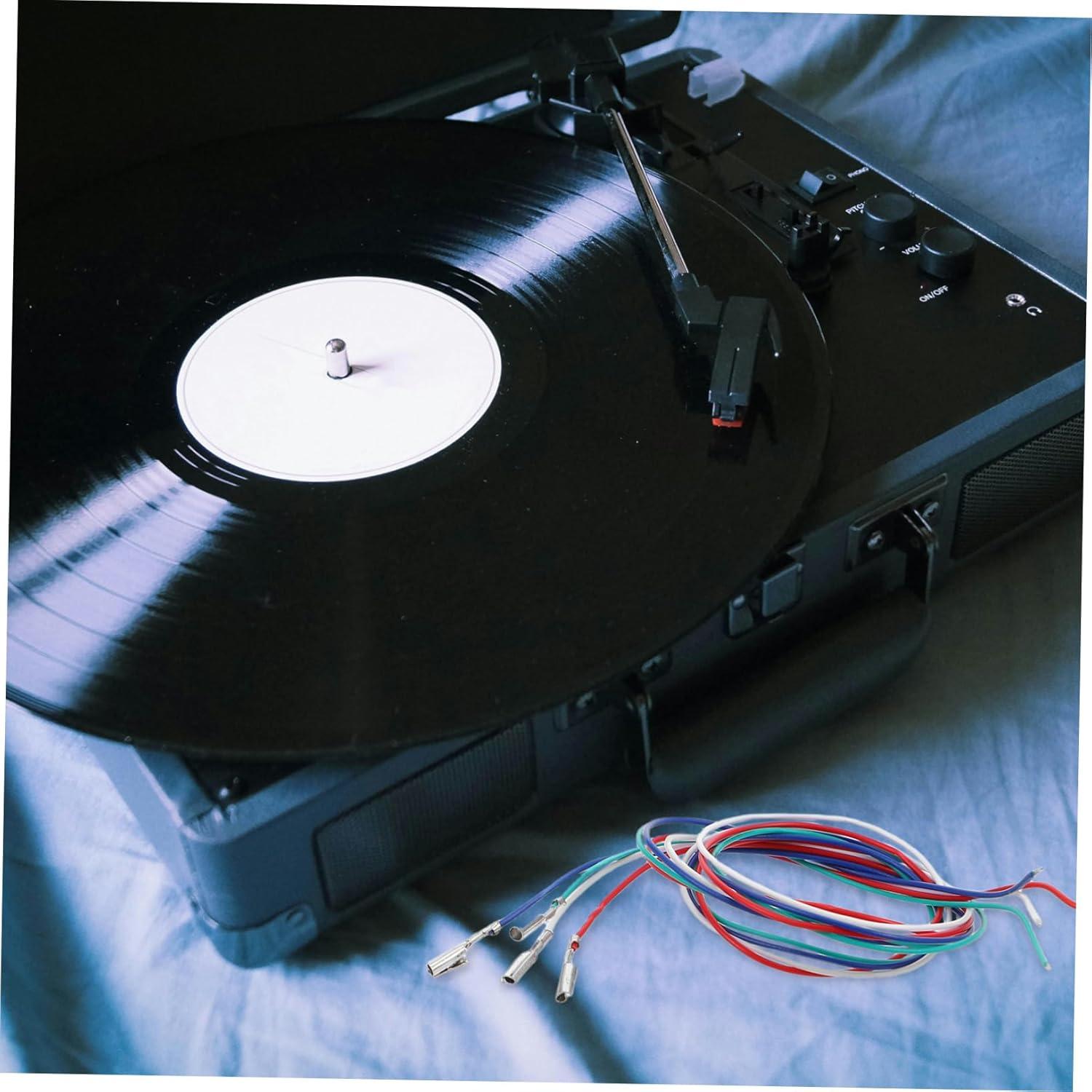 4 Cables de Reemplazo para Cabezal de Fonógrafo Abaodam