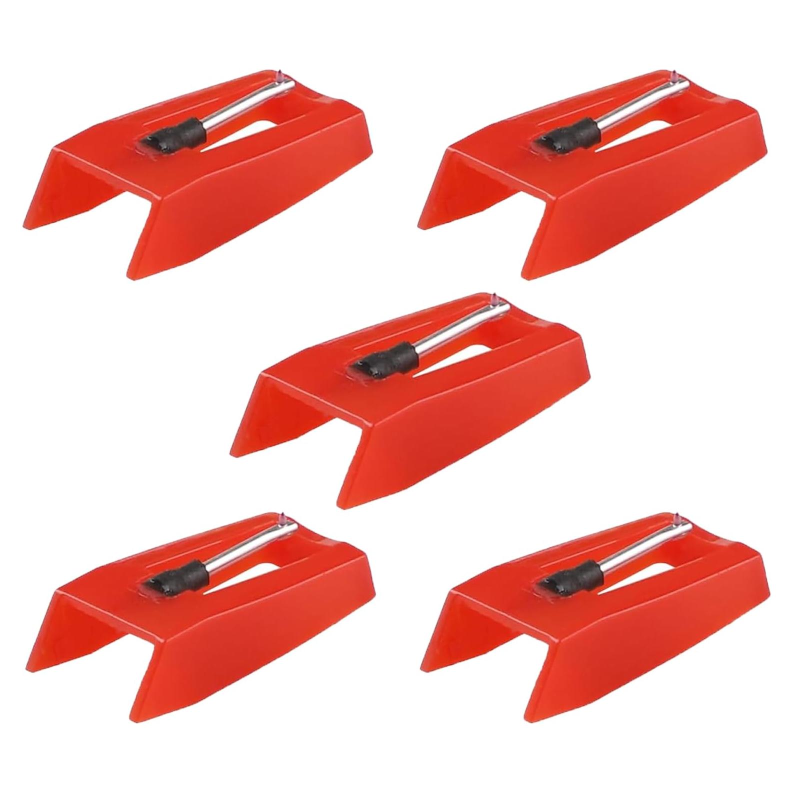 Agujas de Reemplazo para Tocadiscos de Vinilo - 5 Unidades - Alta Calidad