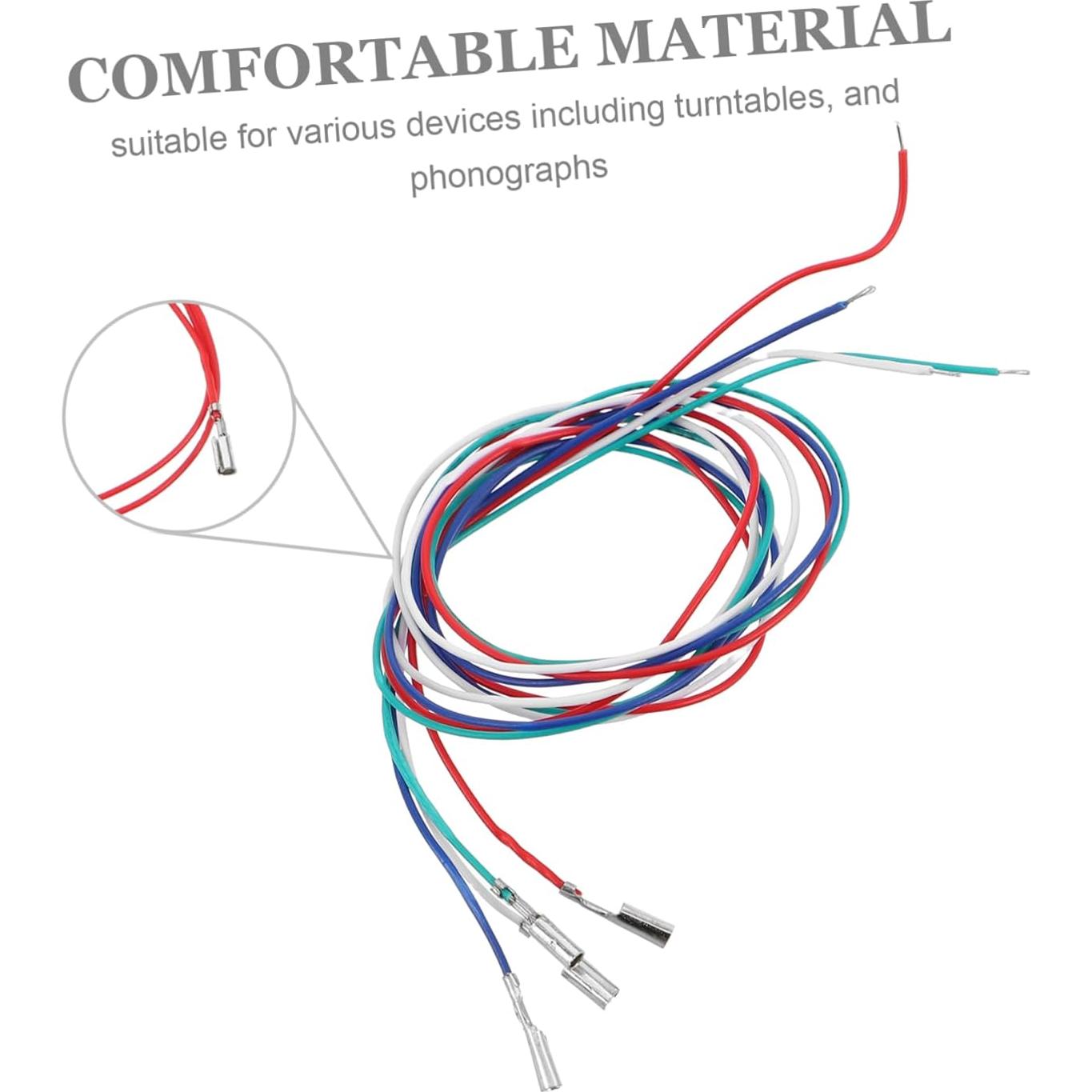 Kit de Cables de Reemplazo Estéreo VICASKY para Tocadiscos - 4 Piezas