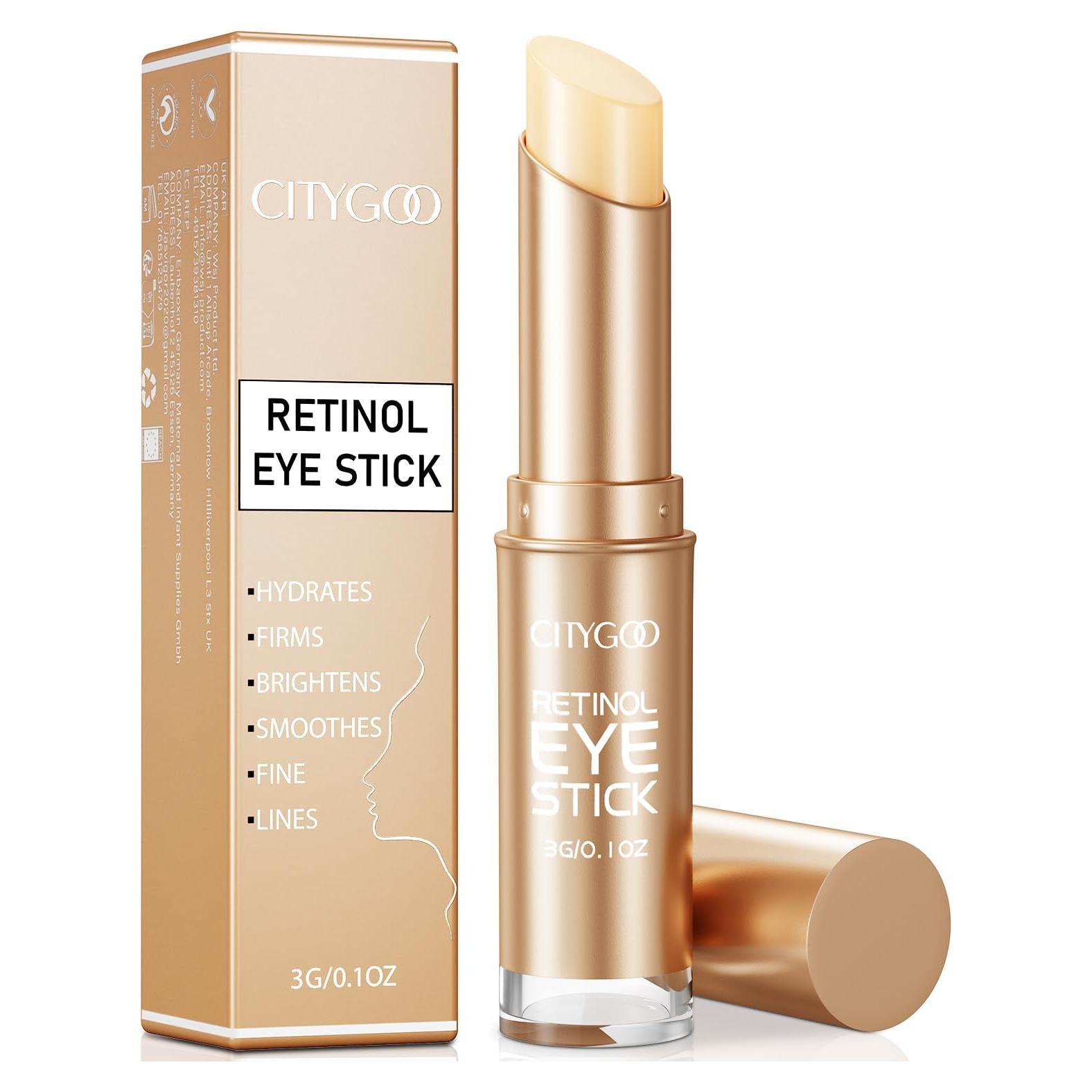 Bastón para Ojos Citygoo01 con Retinol y Colágeno 8,89cm