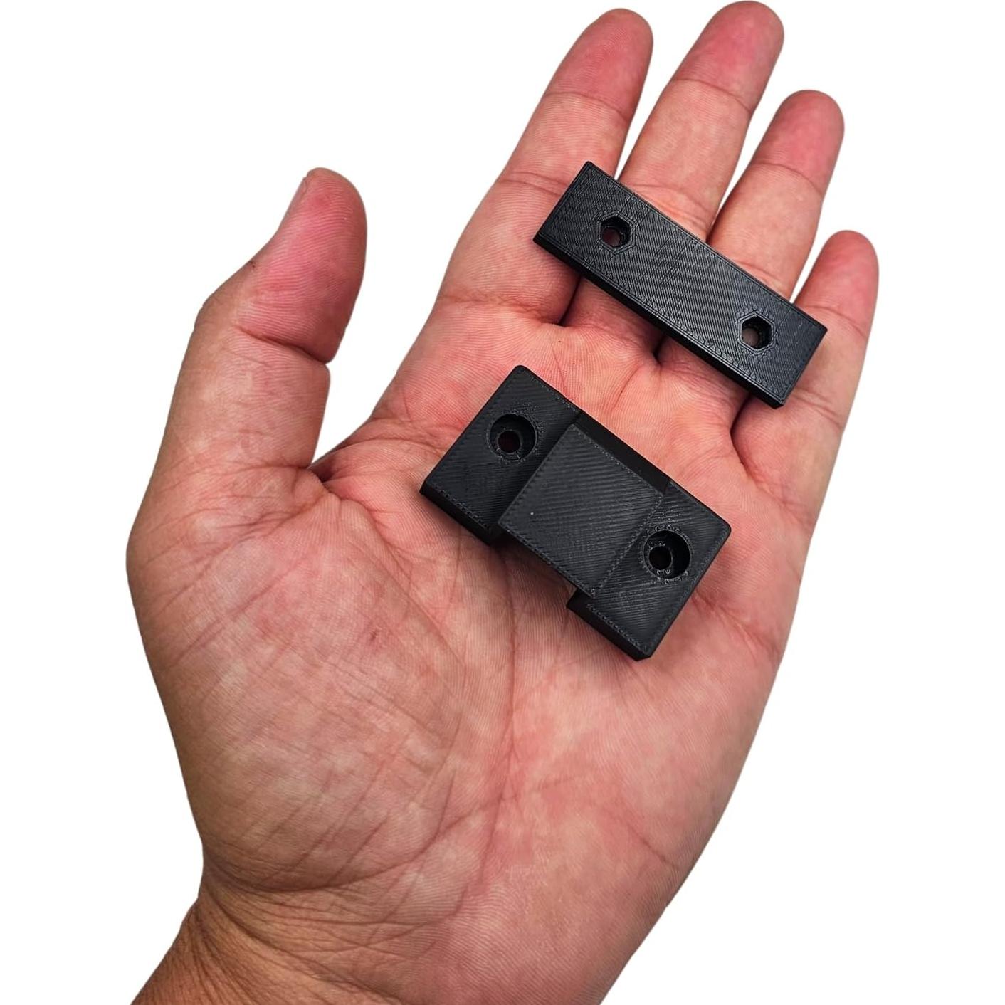 Placas de Montaje de Bisagra Technics SL-1200/1210 - Negro