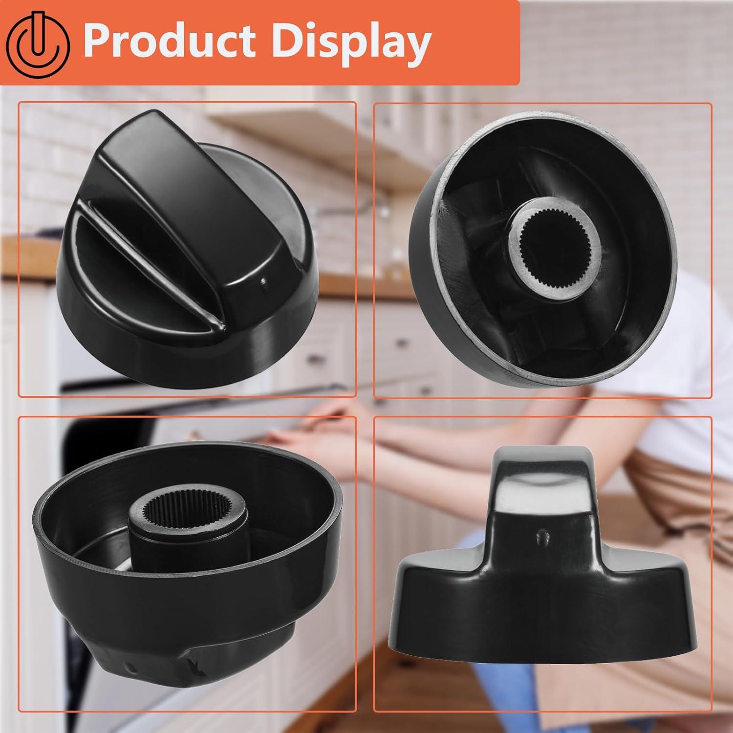 4 Perillas de Control Universales Cykemo con 12 Adaptadores