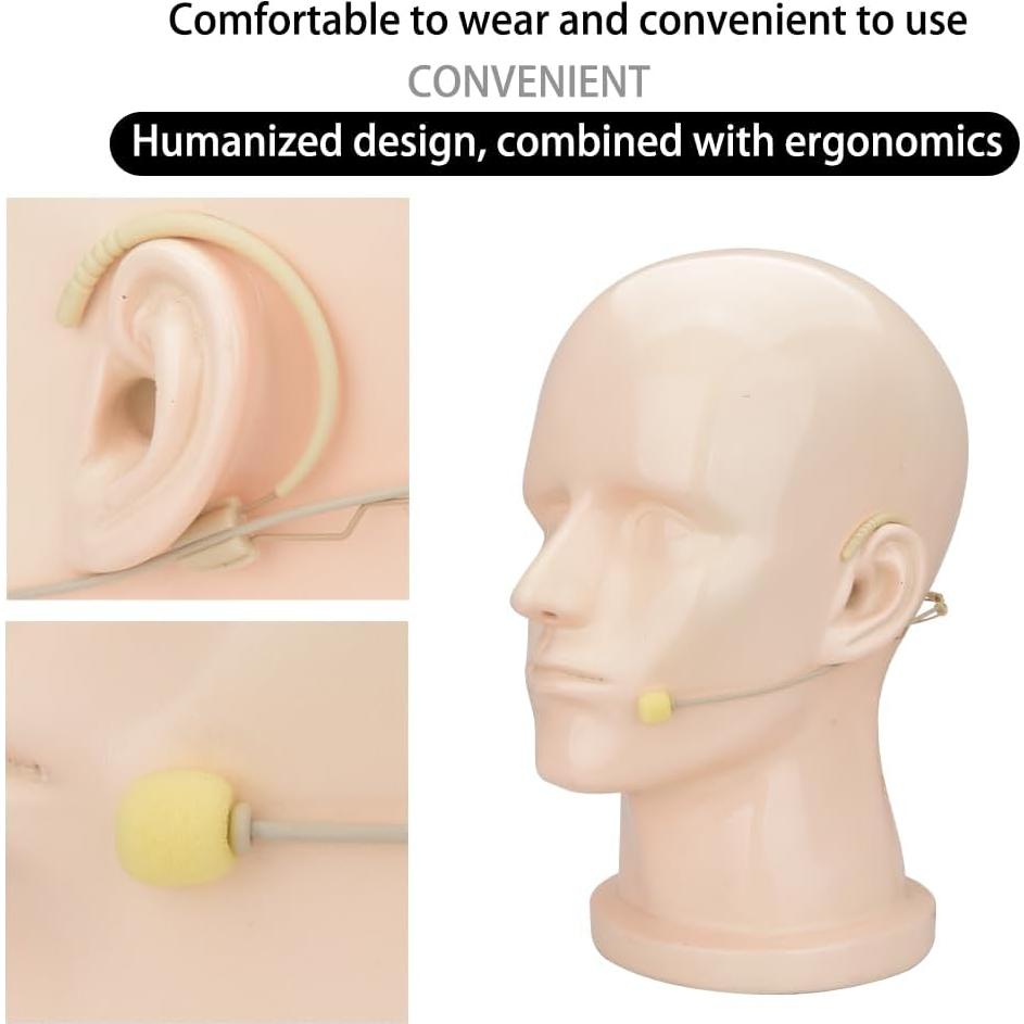 Micrófono de Diadema YXG Beige Compatible Audio-Technica