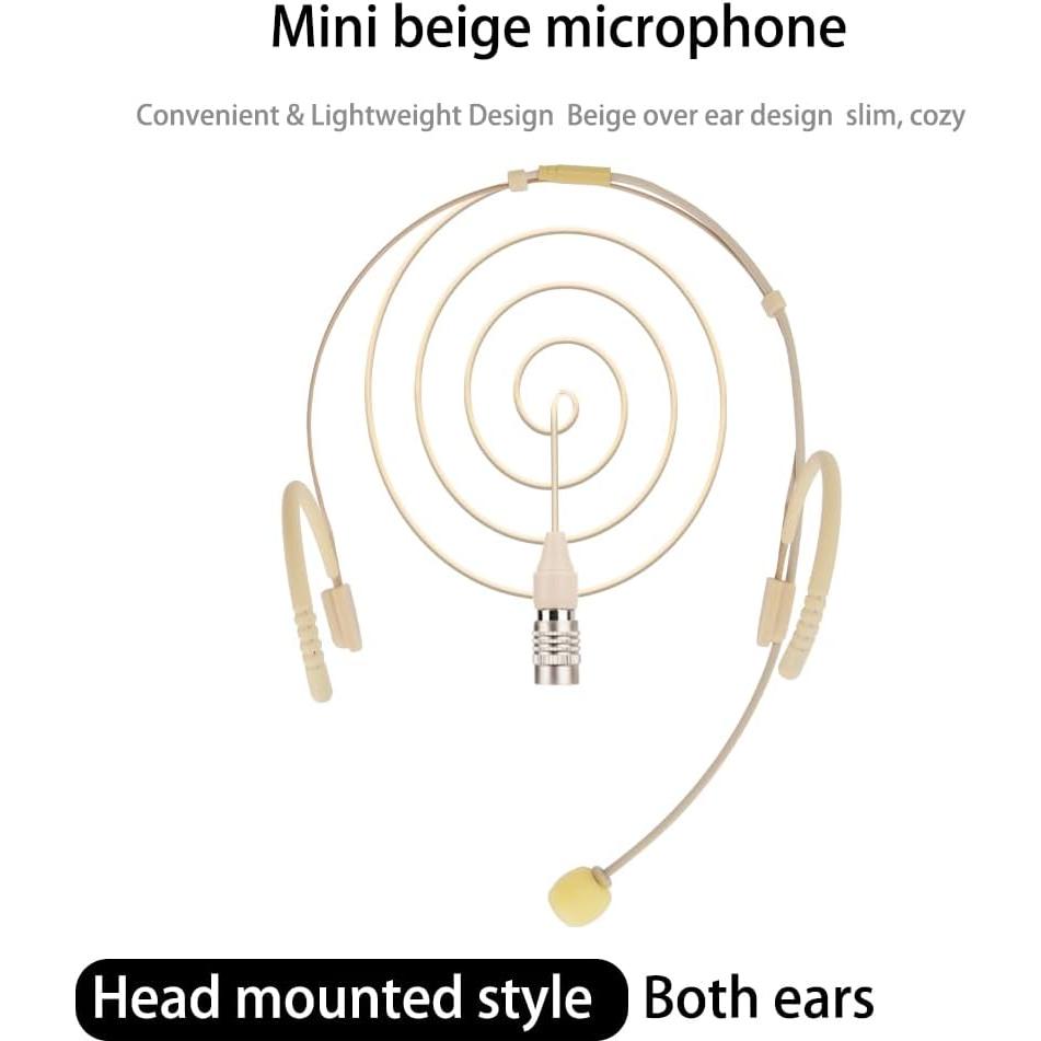 Micrófono de Diadema YXG Beige Compatible Audio-Technica