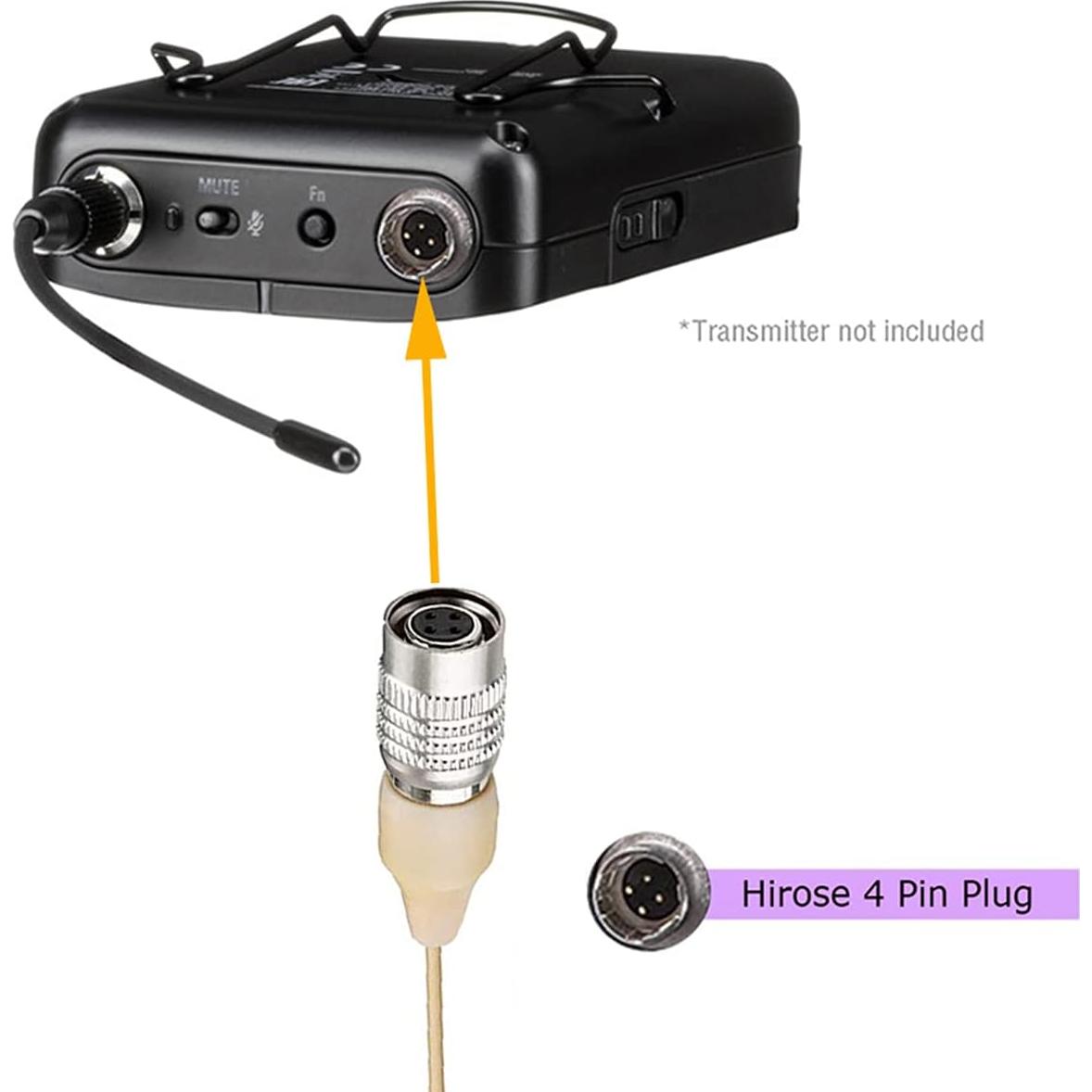 Micrófono de Auriculares Cardioide XGWTH XG-K68T Beige 1.2m