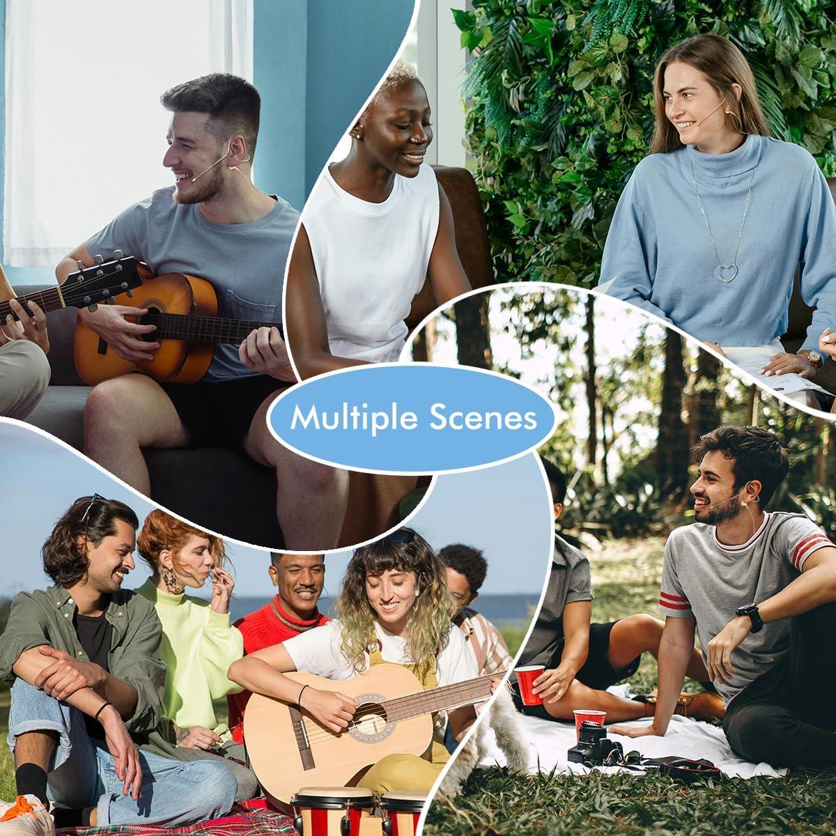 Micrófono de diadema KIMAFUN HC-830-T4 para Audio Technica