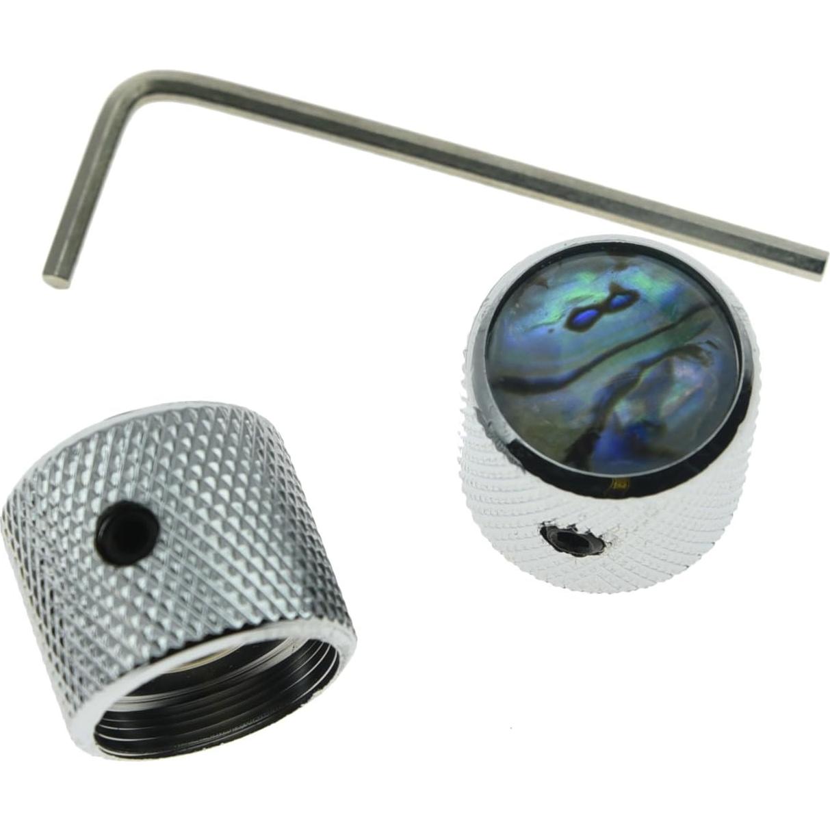 Conjunto de 2 Perillas de Guitarra KAISH Cromo 6mm