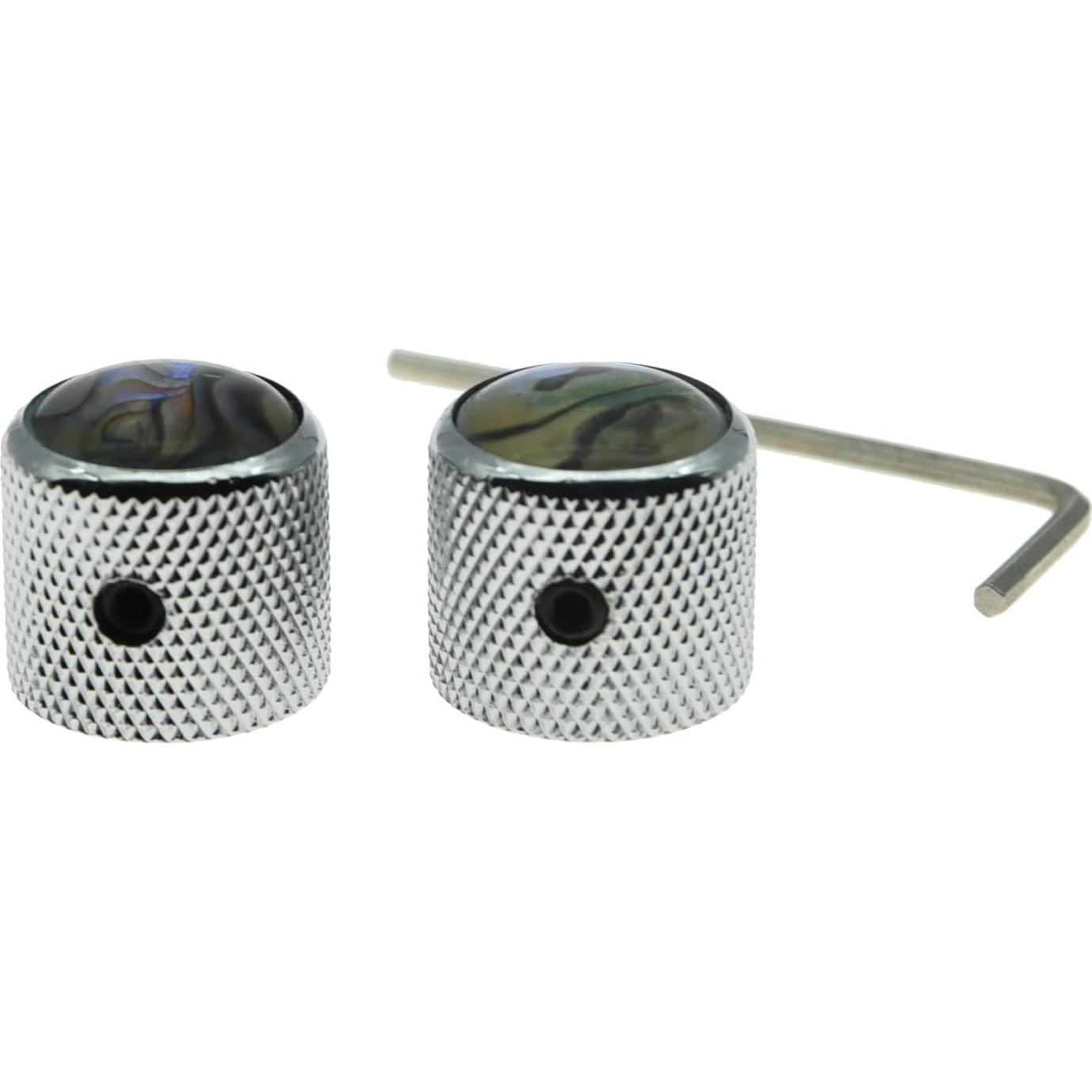 Conjunto de 2 Perillas de Guitarra KAISH Cromo 6mm