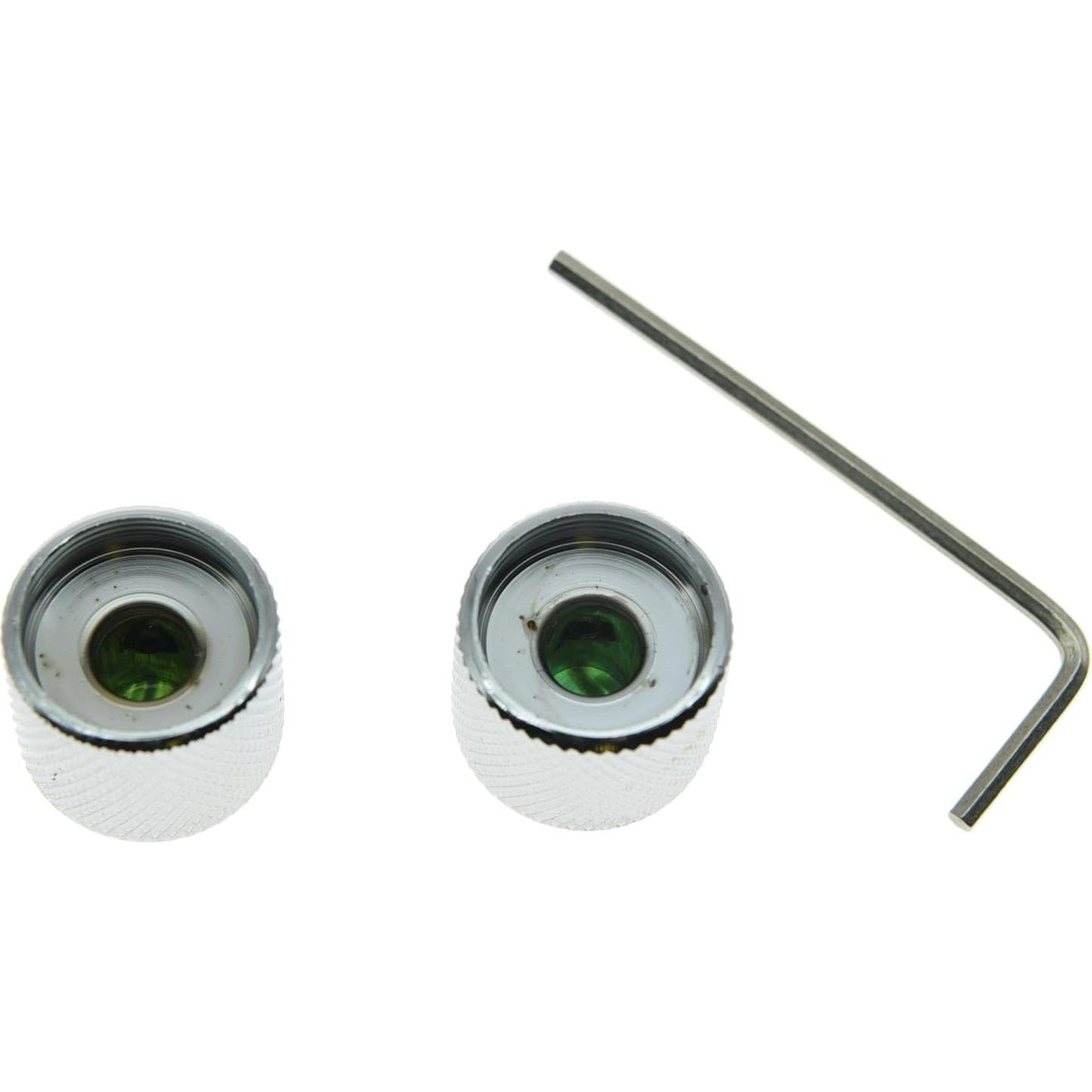 Conjunto de 2 Perillas de Guitarra KAISH Cromo 6mm