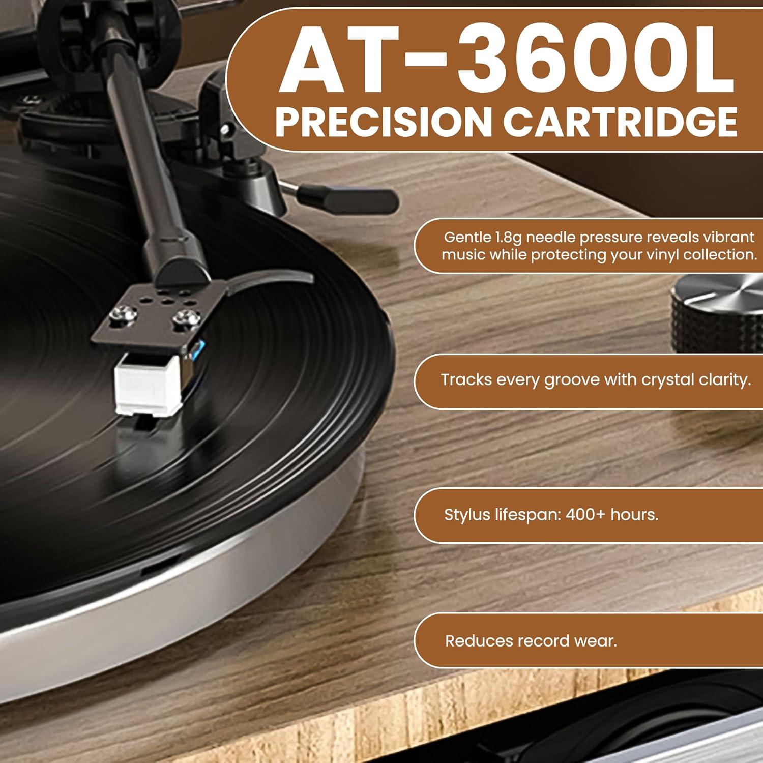 Reproductor de Vinilo Bluetooth NUOBAKE L5 Hi-Fi 9.98 kg